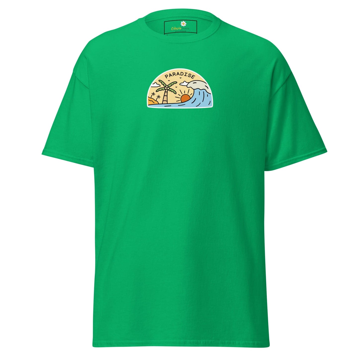 Unisex classic tee - SUMMER ISLAND PARADISE - REGULAR - Irish Green / S