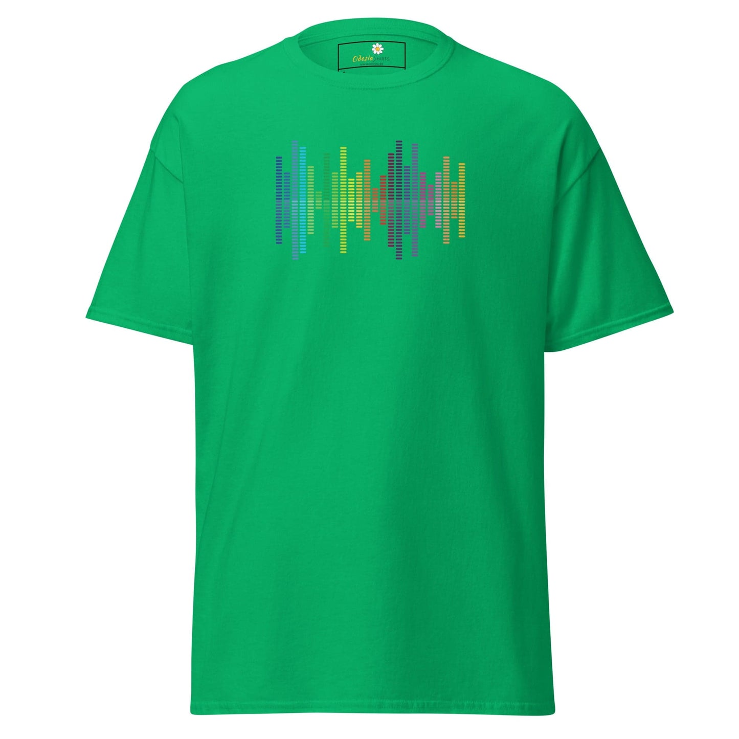 Unisex classic tee - MUSIC AUDIO SPECTRUM - REGULAR - Irish Green / S