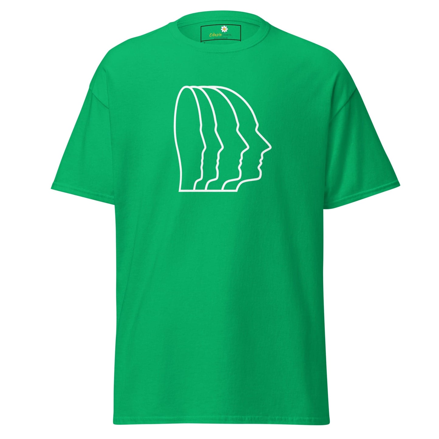 Unisex classic tee - ABSTRACT HEAD ONE - REGULAR - Irish Green / S