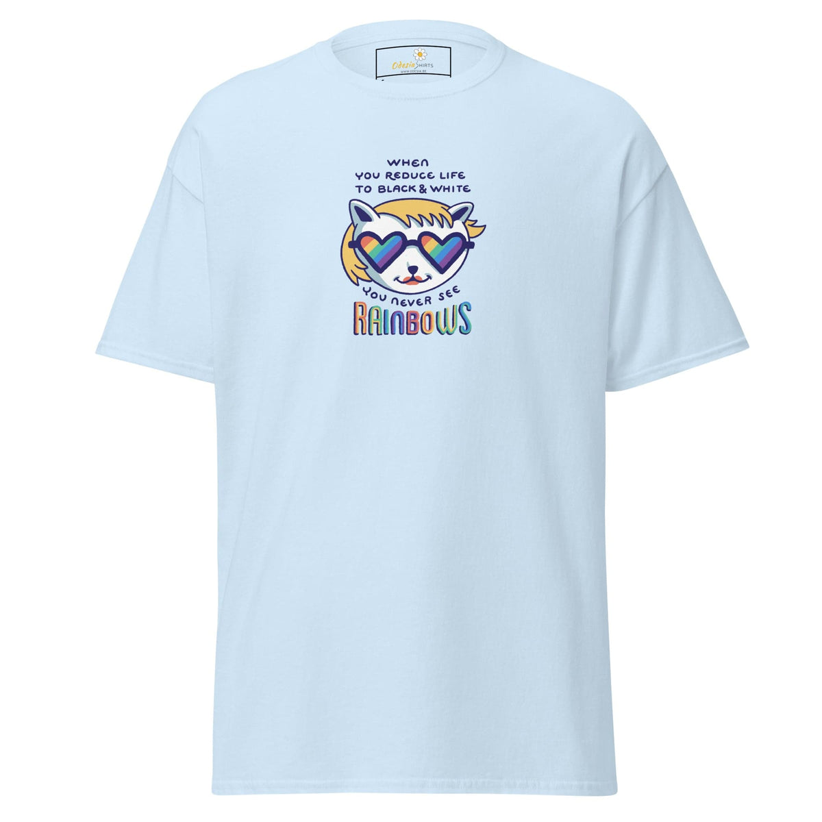 Unisex classic tee - COMMUNITY MISC SEE RAINBOWS - REGULAR - Light Blue / S