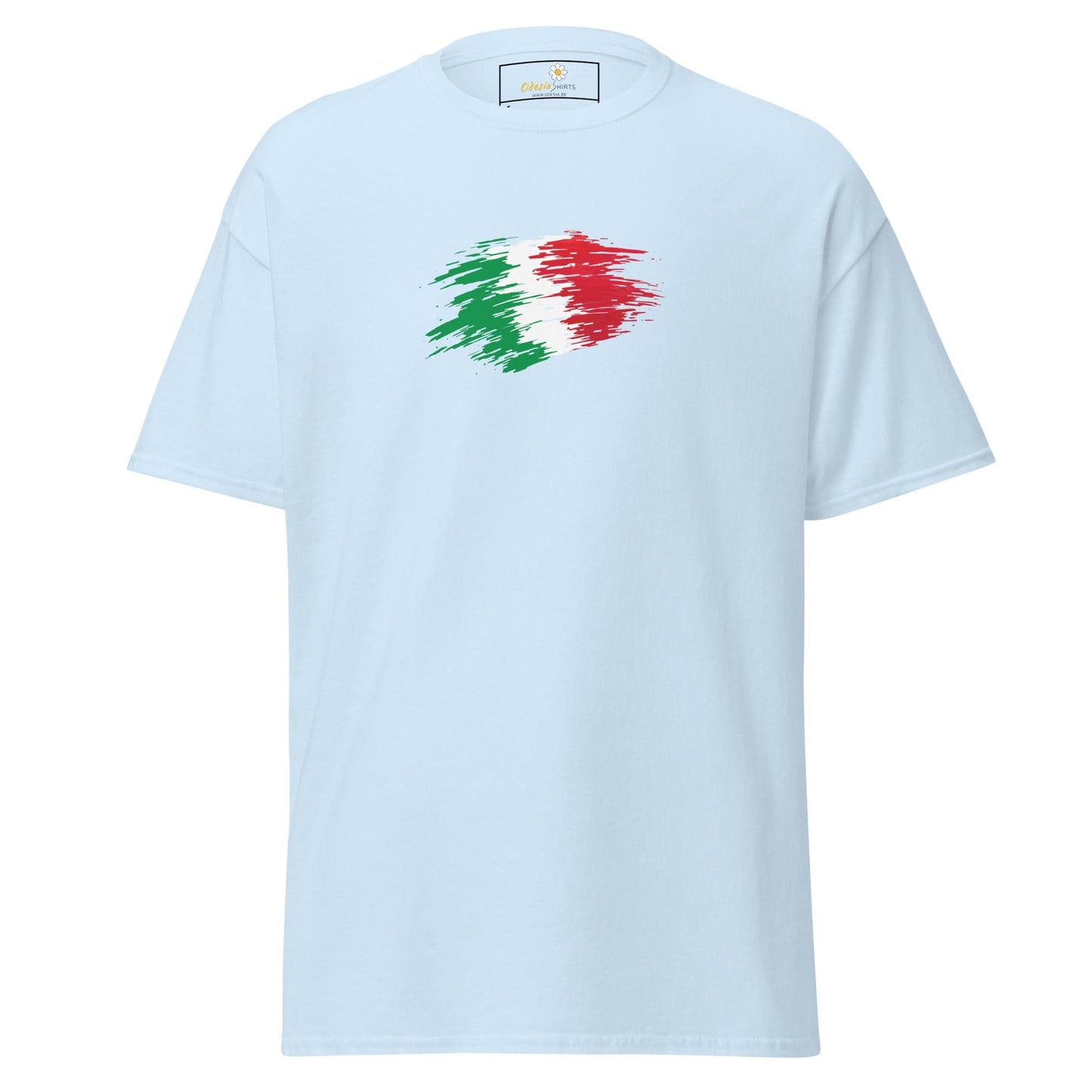Unisex classic tee - COUNTRY ITALIAN SHAPE - REGULAR - Light Blue / S