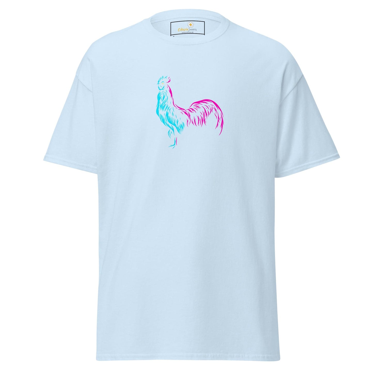 Unisex classic tee - ANIMALS COQ - REGULAR - Light Blue / S