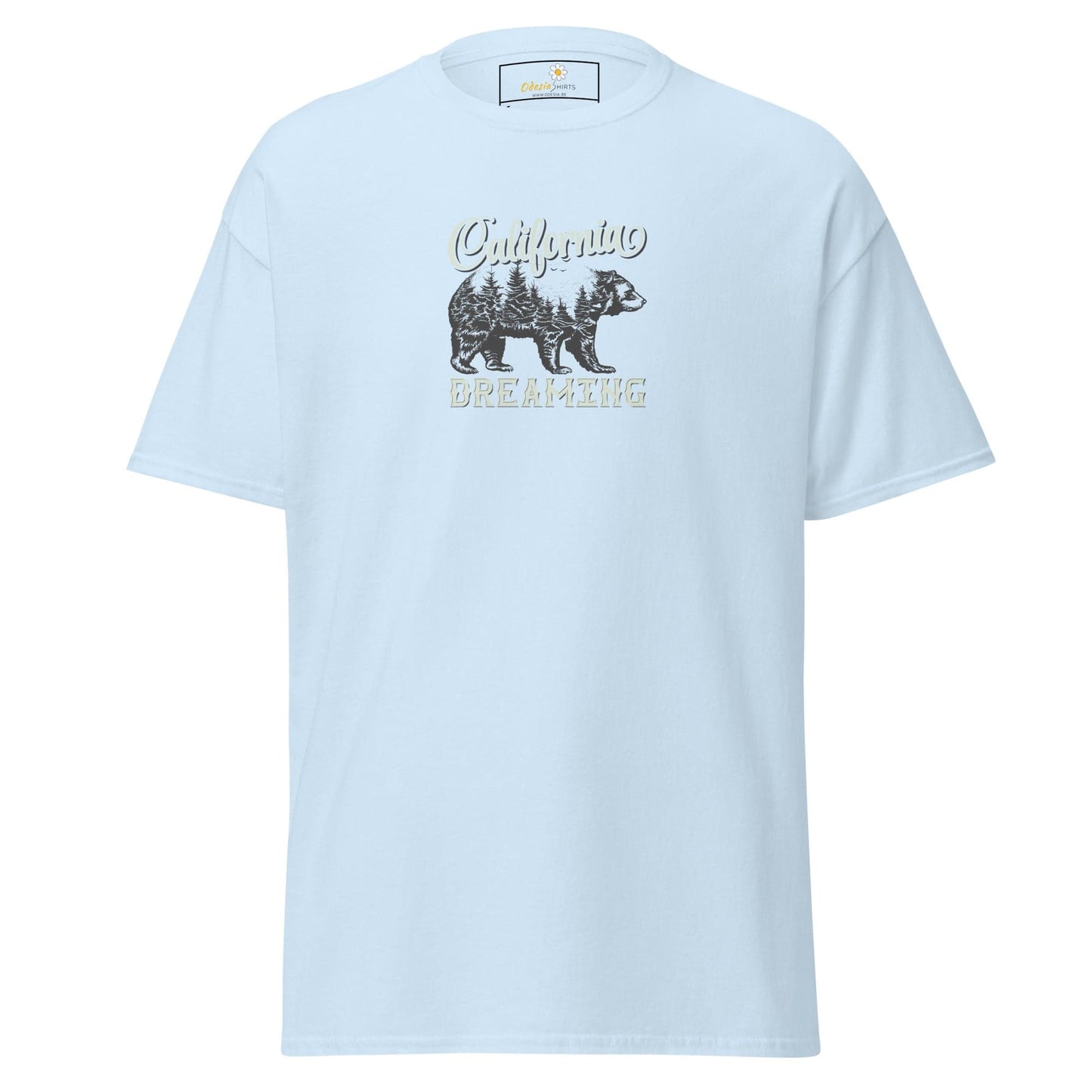 Unisex classic tee - WILD LIFE CALIFORNIA DREAMING - REGULAR - Light Blue / S