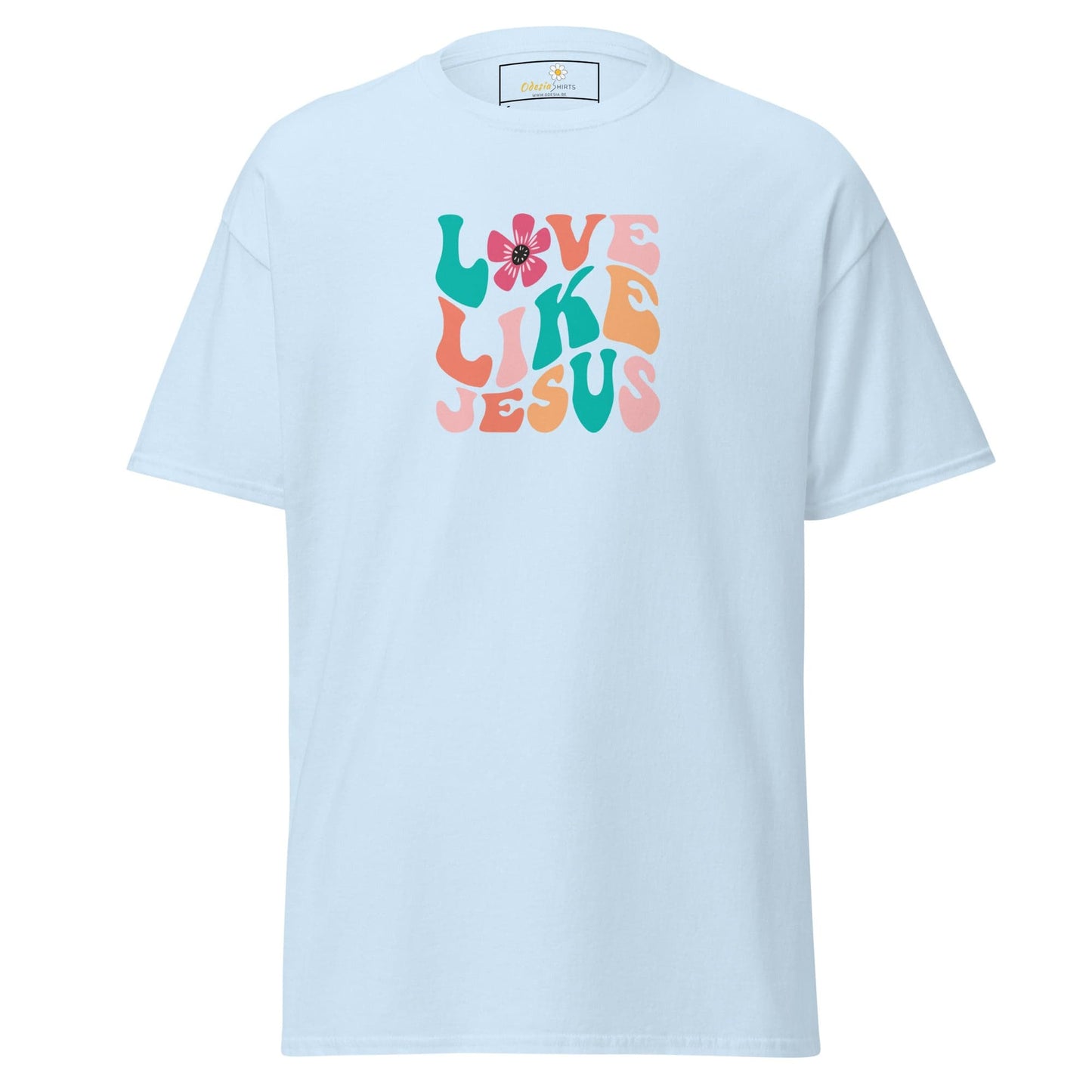 Unisex classic tee - SPIRITUAL LOVE LIKE JESUS - REGULAR - Light Blue / S