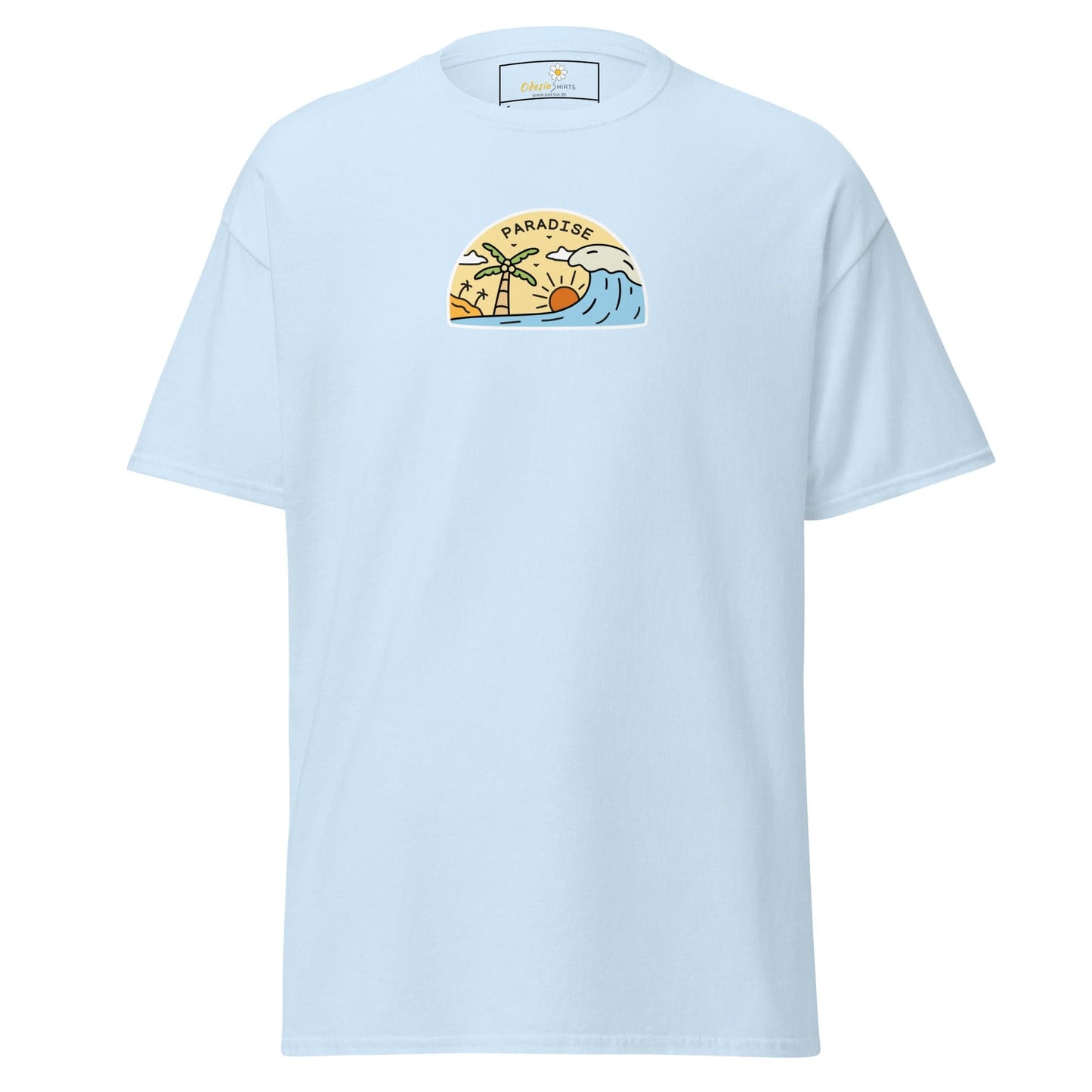 Unisex classic tee - SUMMER ISLAND PARADISE - REGULAR - Light Blue / S