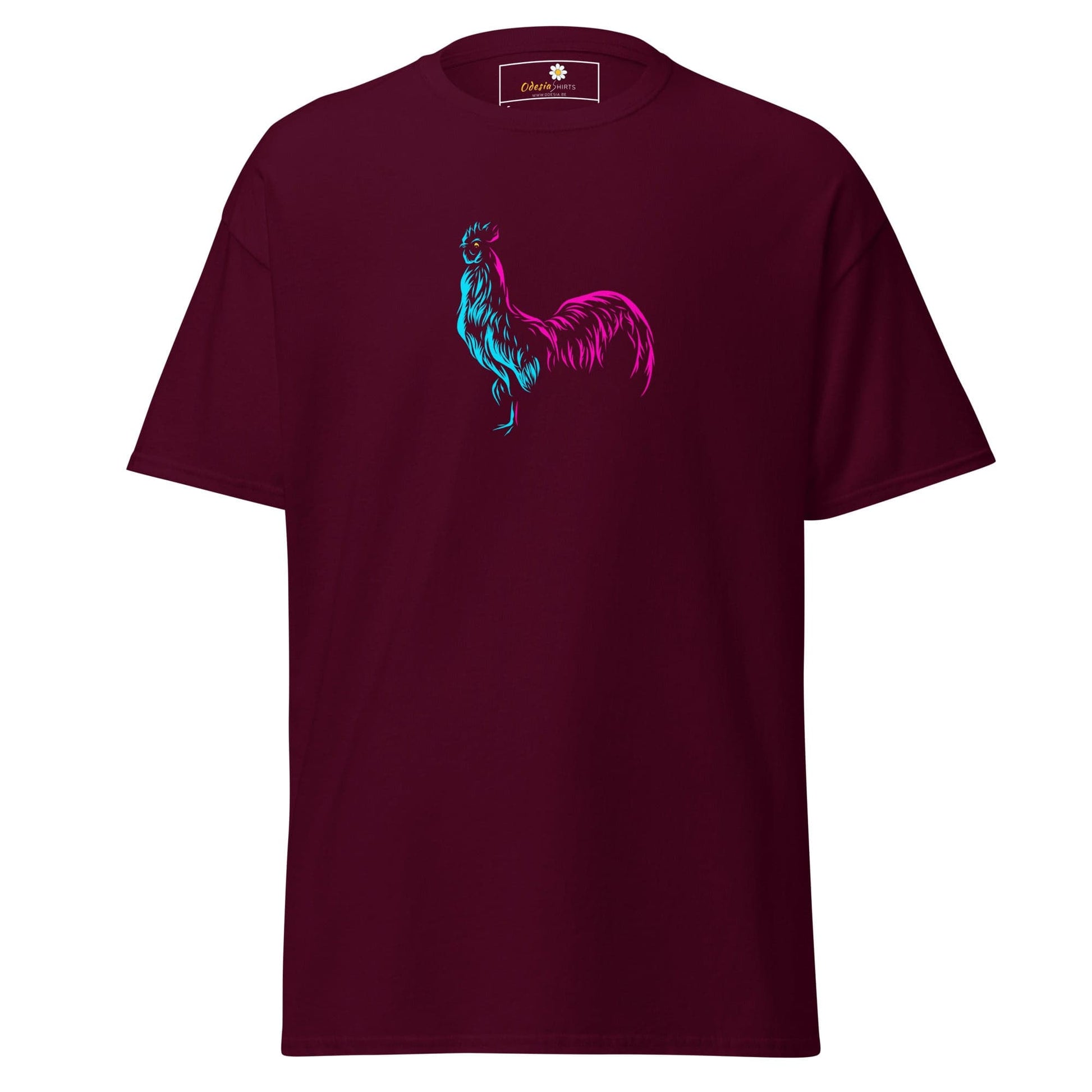Unisex classic tee - ANIMALS COQ - REGULAR - Maroon / S