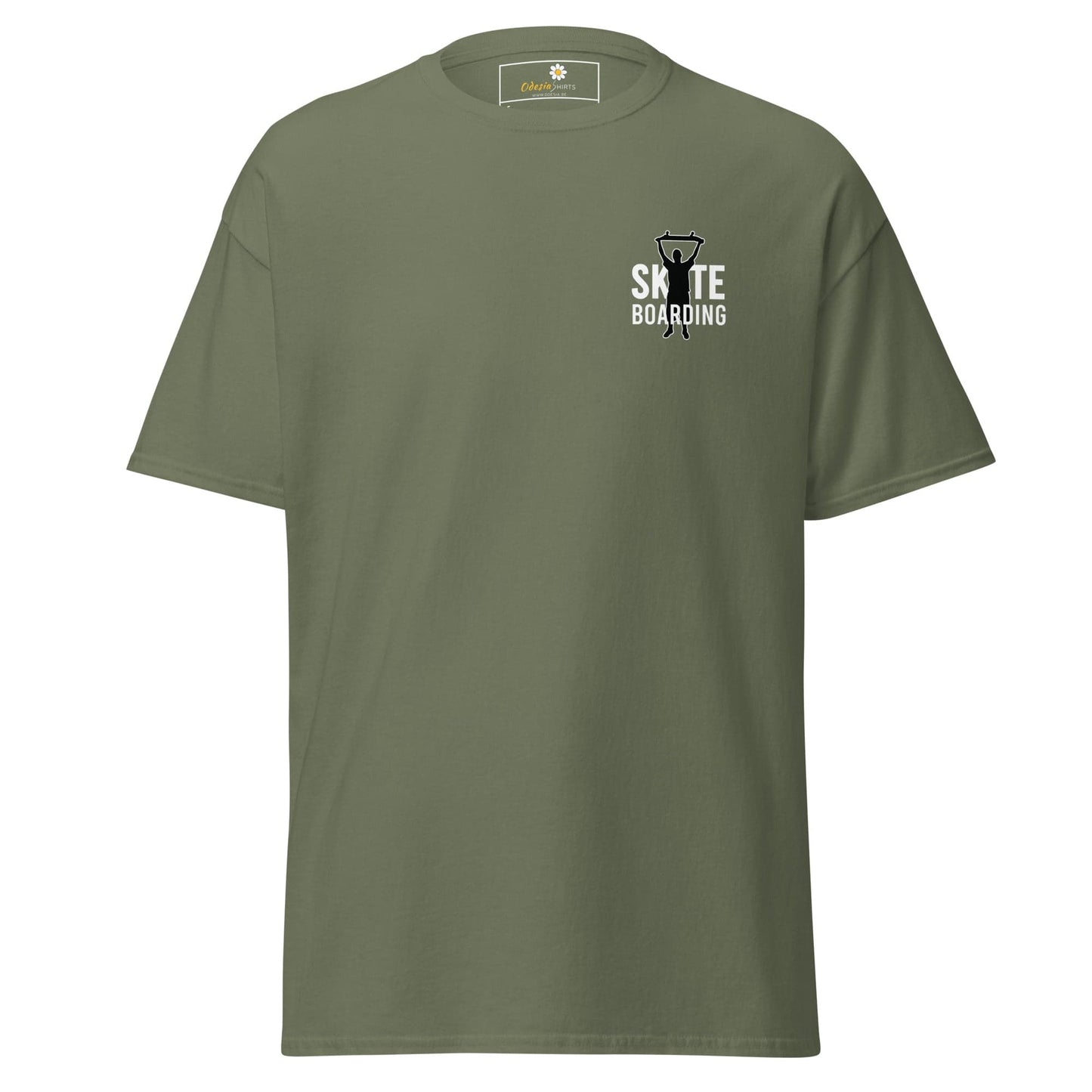 Unisex classic t-shirt - SPORT SKATEBOARDING - REGULAR - Military Green / S