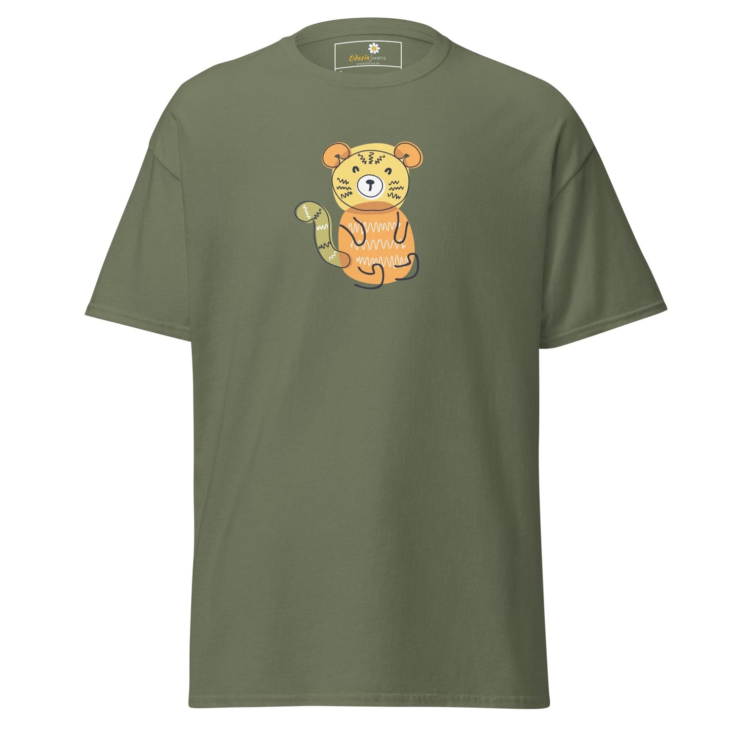 Unisex classic tee - ANIMALS FRIENDLY BEAR - REGULAR - Military Green / S