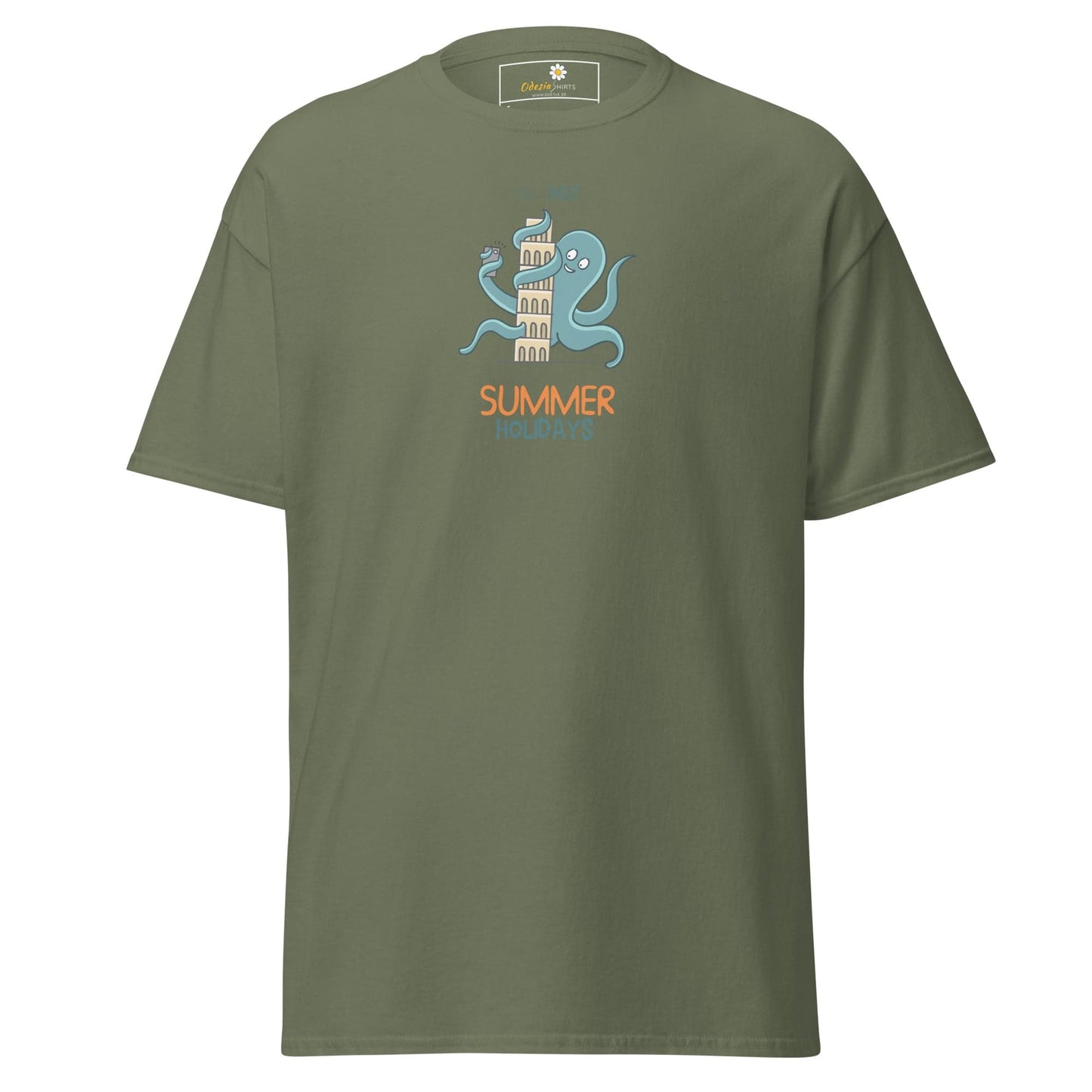 Unisex classic tee - SUMMER FUN HOLIDAYS - Military Green / S