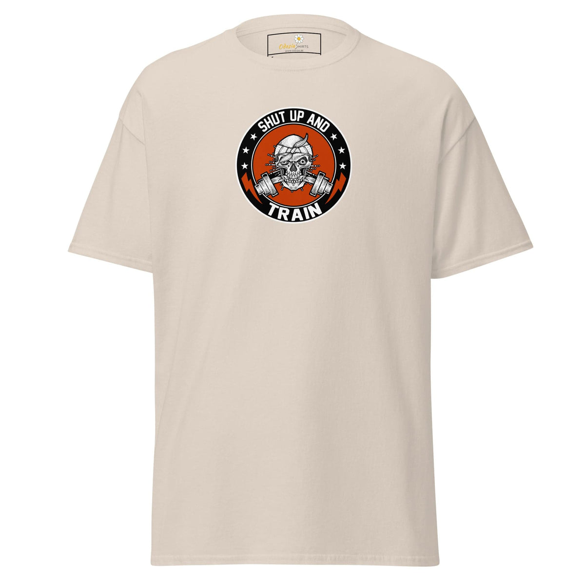 Unisex classic tee - SPORT SHUT UP AND TRAIN - REGULAR - Natural / S