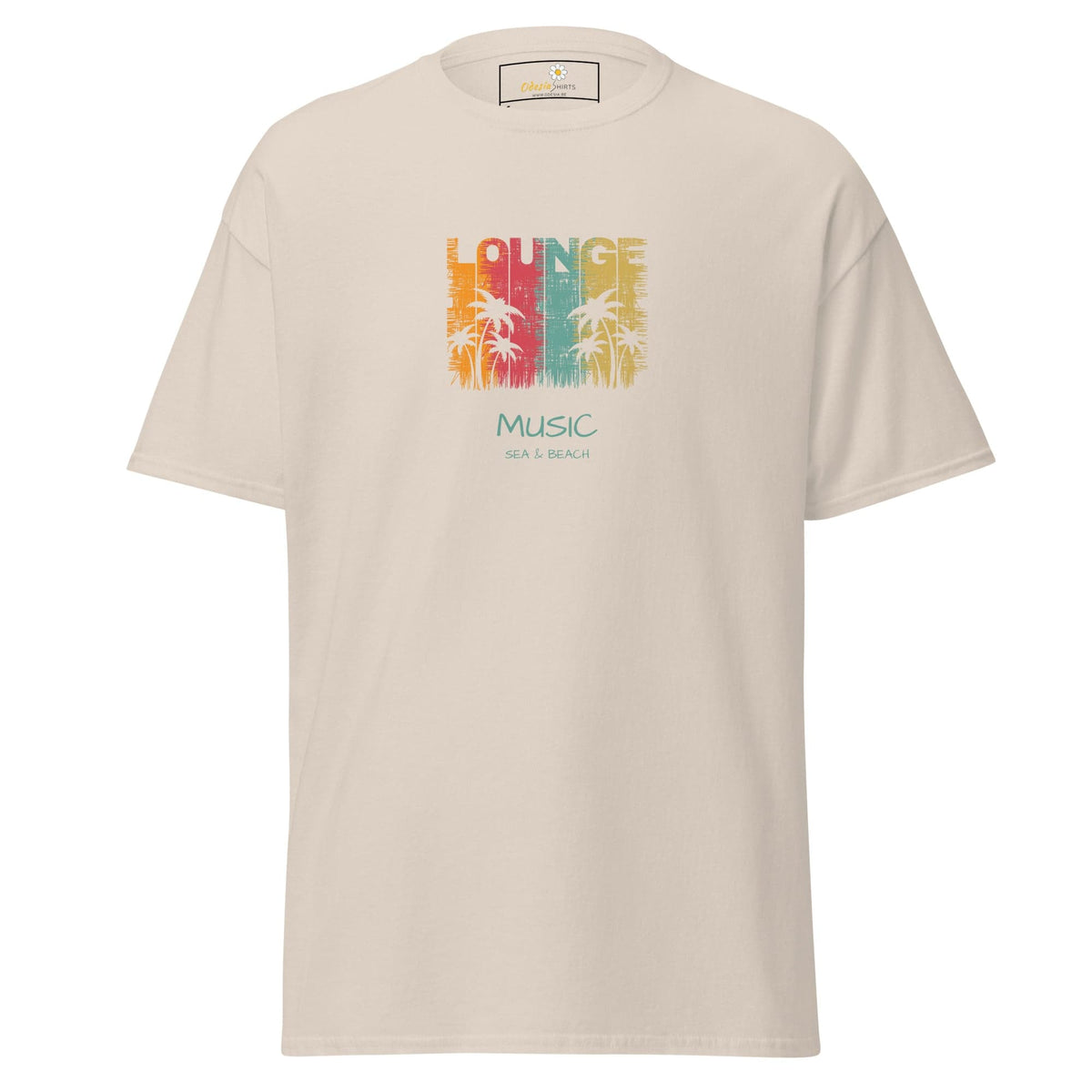 Unisex classic tee - MUSIC LOUNGE - REGULAR - Natural / S