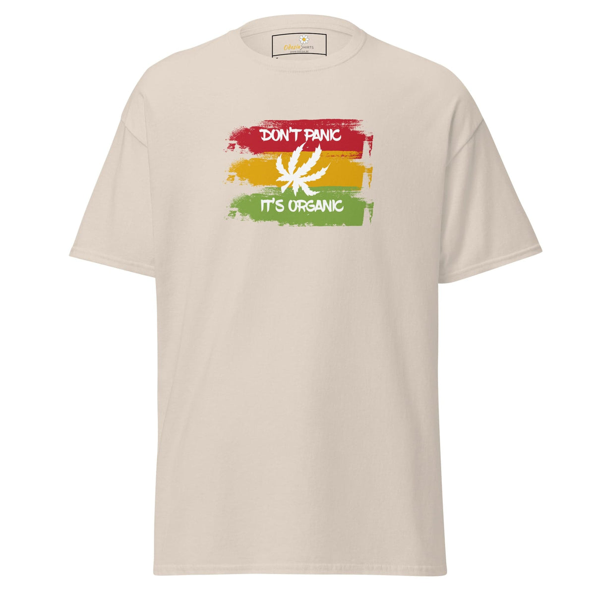 Unisex classic t-shirt - MYSTIC DON’T PANIC ORGANIC - REGULAR - Natural / S
