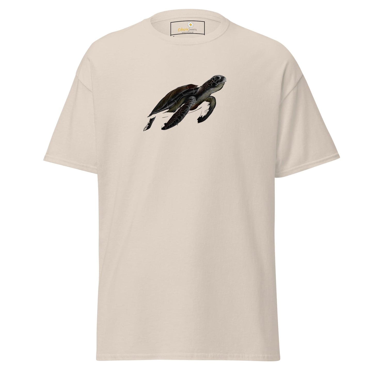 Unisex classic tee - WILD LIFE SEA TURTLE - REGULAR - Natural / S