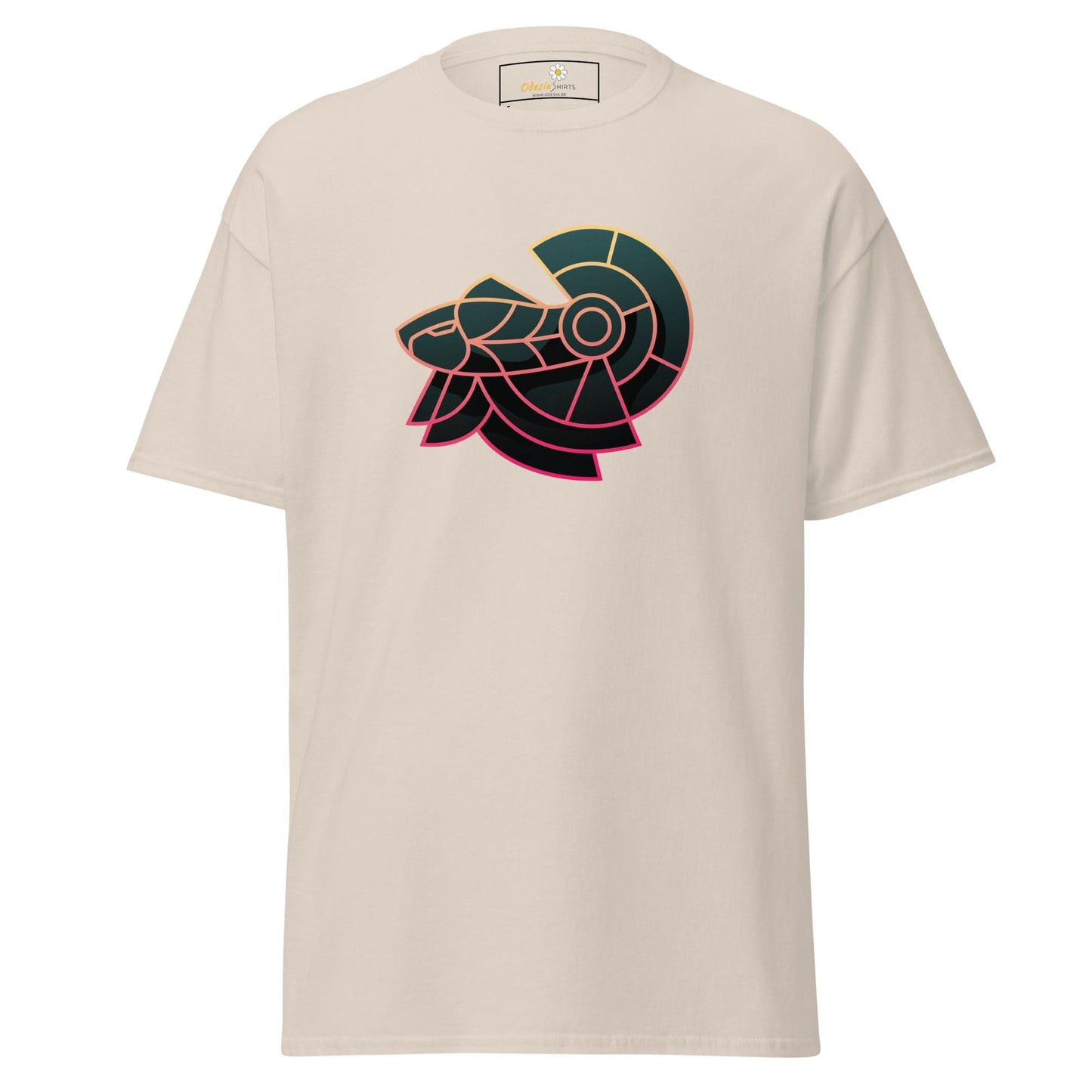 Unisex classic tee - ABSTRACT HERMIT - REGULAR - Natural / S