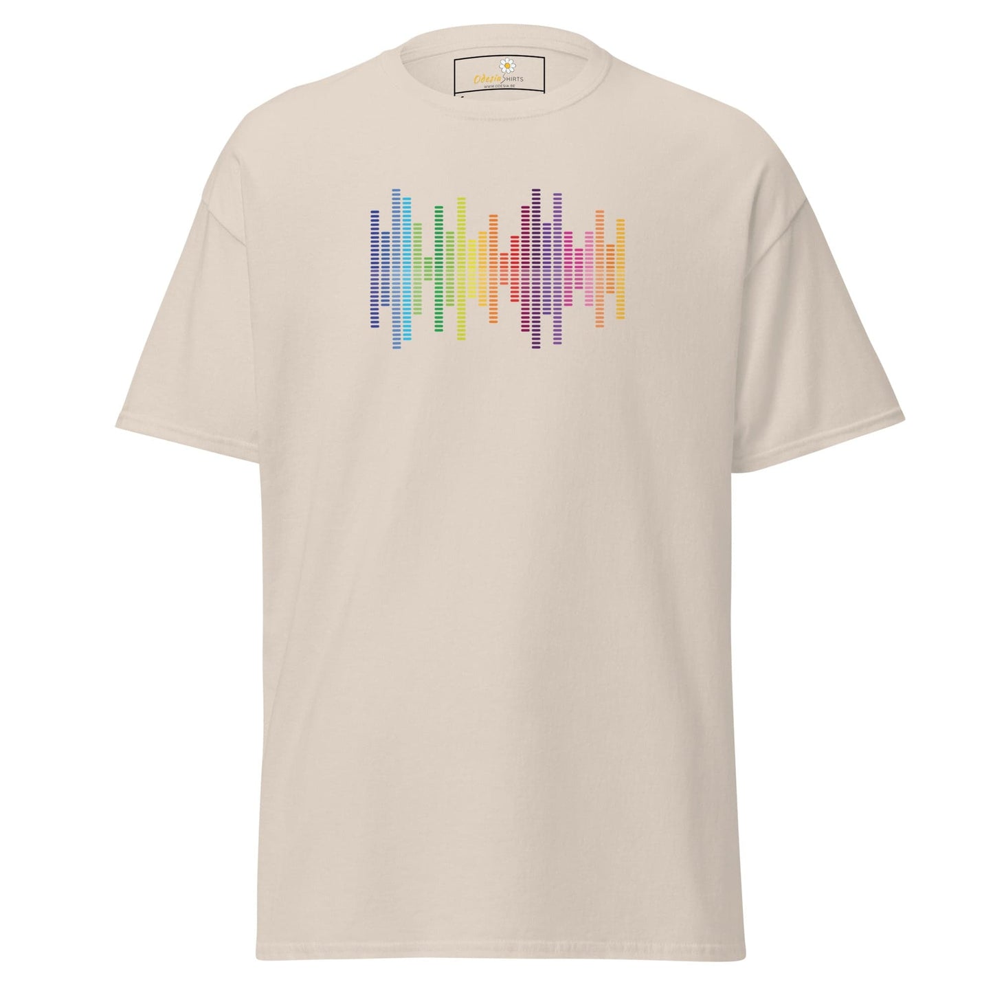 Unisex classic tee - MUSIC AUDIO SPECTRUM - REGULAR - Natural / S