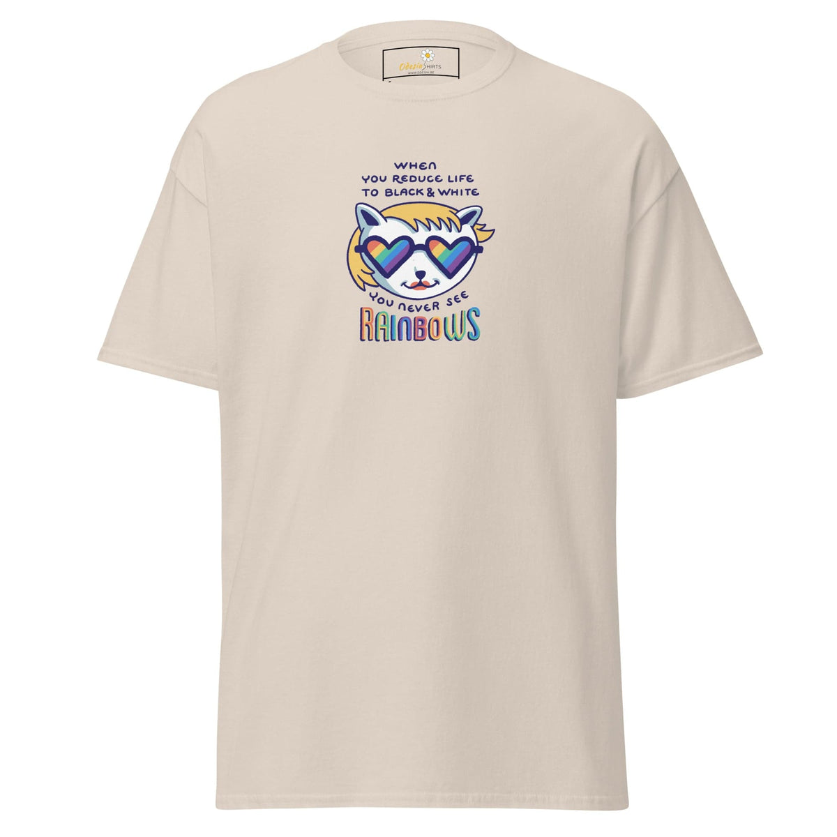 Unisex classic tee - COMMUNITY MISC SEE RAINBOWS - REGULAR - Natural / S