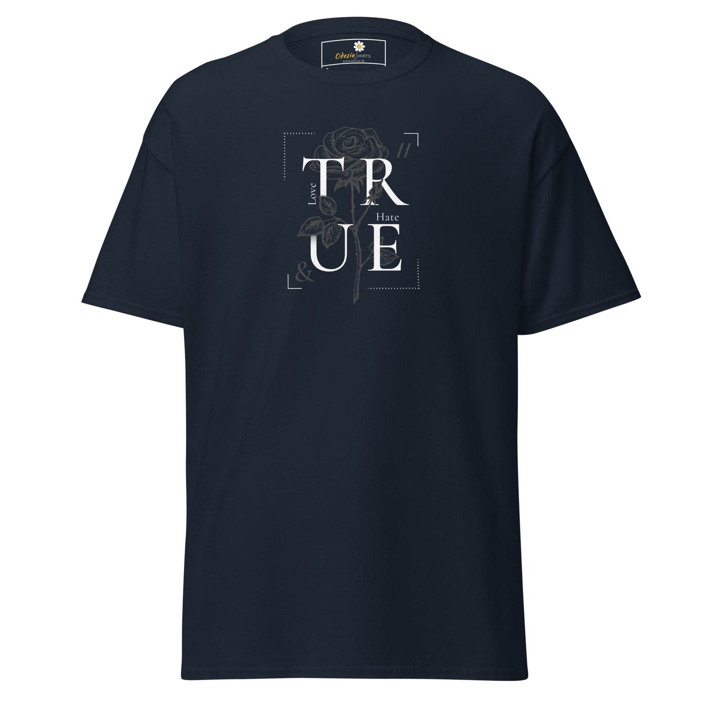 Unisex classic t-shirt - MISC TRUE ROSE - REGULAR - Navy / S