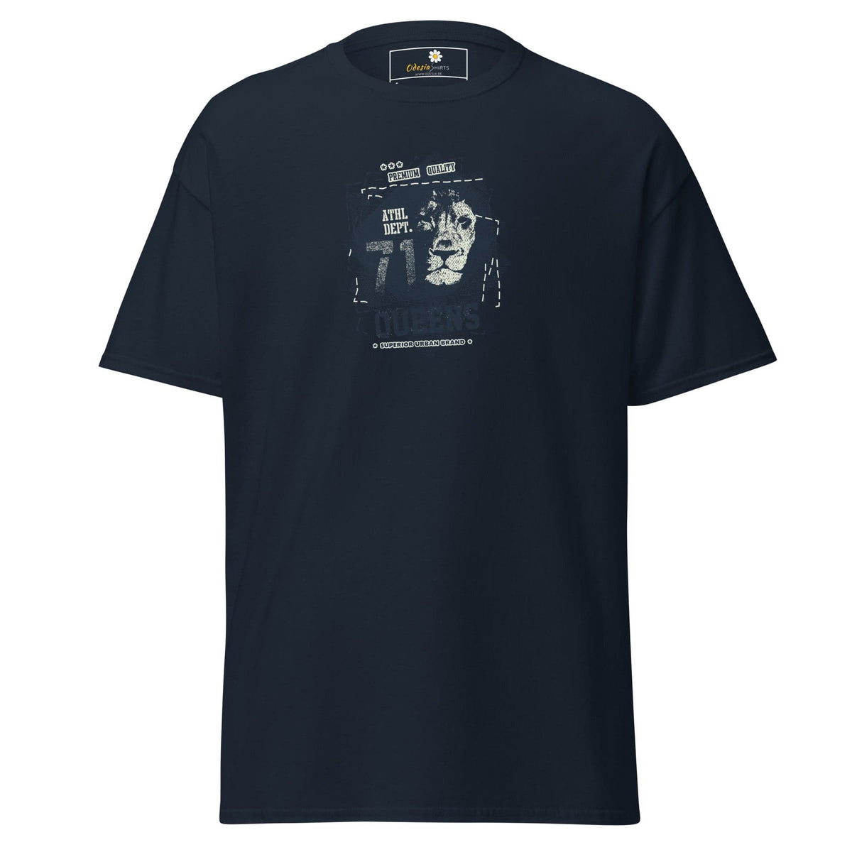 Unisex classic tee - URBAN WILD LIFE 71 QUEENS - REGULAR - Navy / S