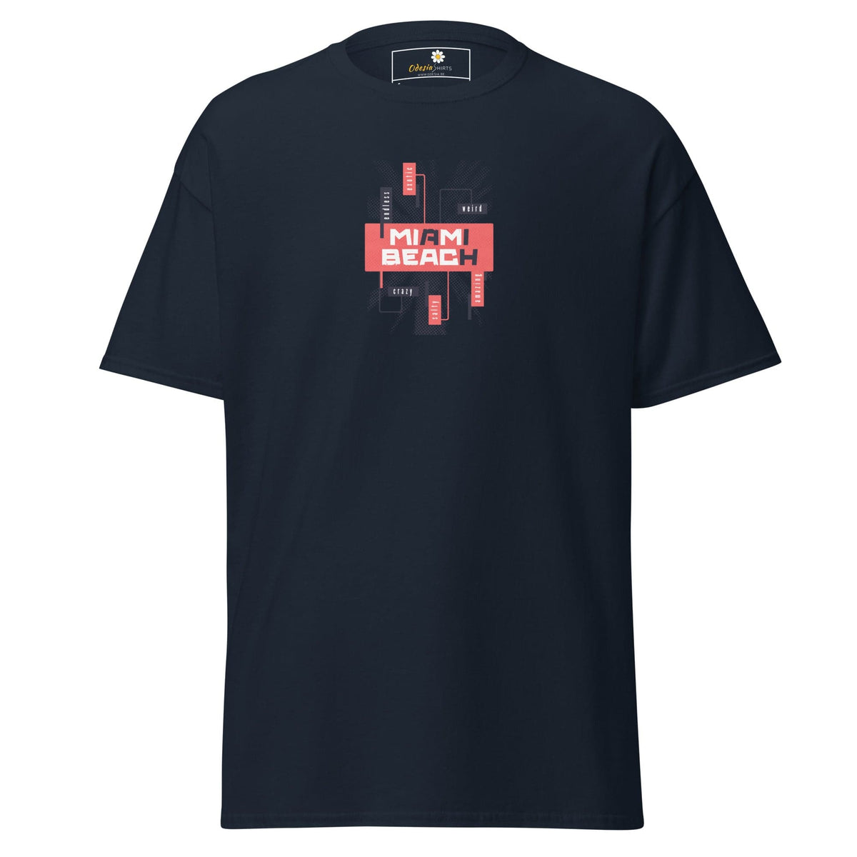 Unisex classic tee - COUNTRY SUMMER MIAMI BEACH - REGULAR - Navy / S