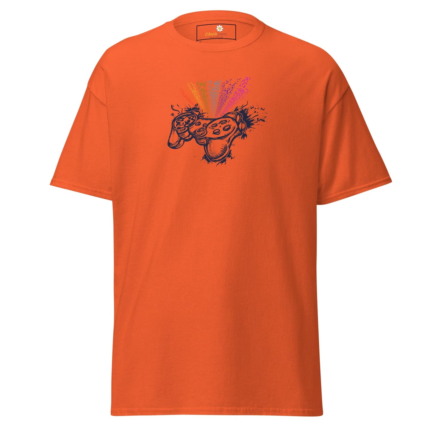 Unisex classic tee - IT COLORFUL GAMER - REGULAR - Orange / S