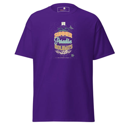 Unisex classic tee - SUMMER PARADISE - REGULAR - Purple / S