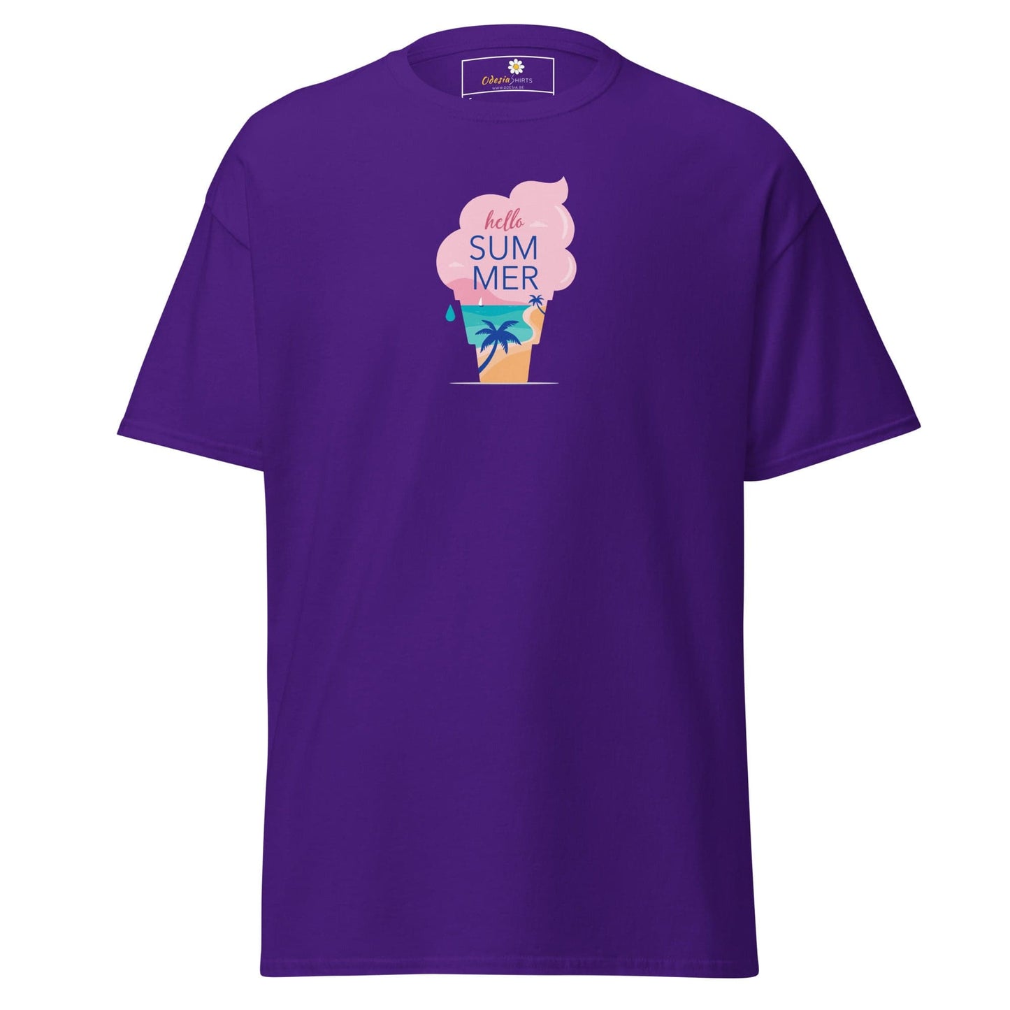 Unisex classic tee - SUMMER MISC ICE - REGULAR - Purple / S