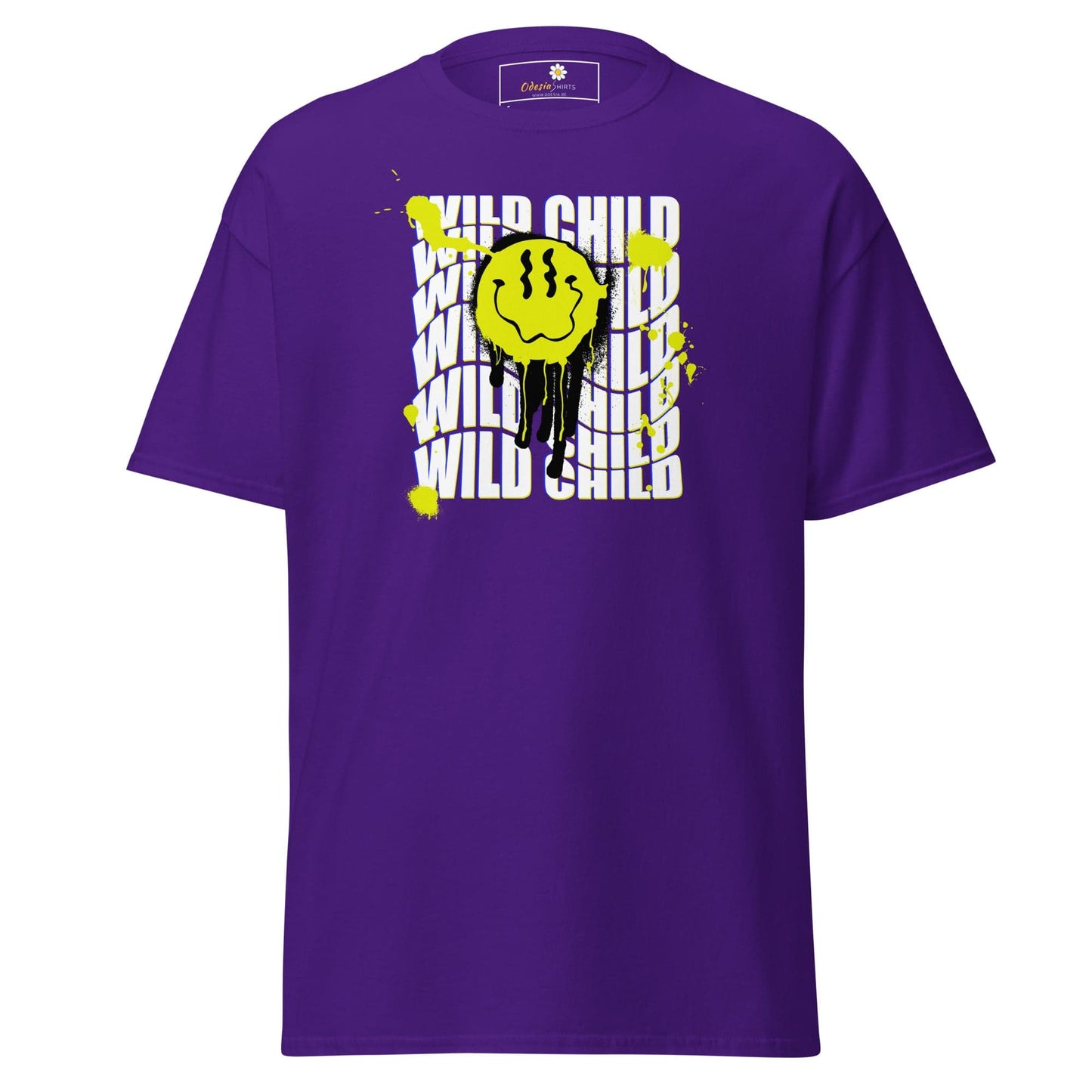 Unisex classic tee - MISC WILD CHILD SMILE - REGULAR - Purple / S