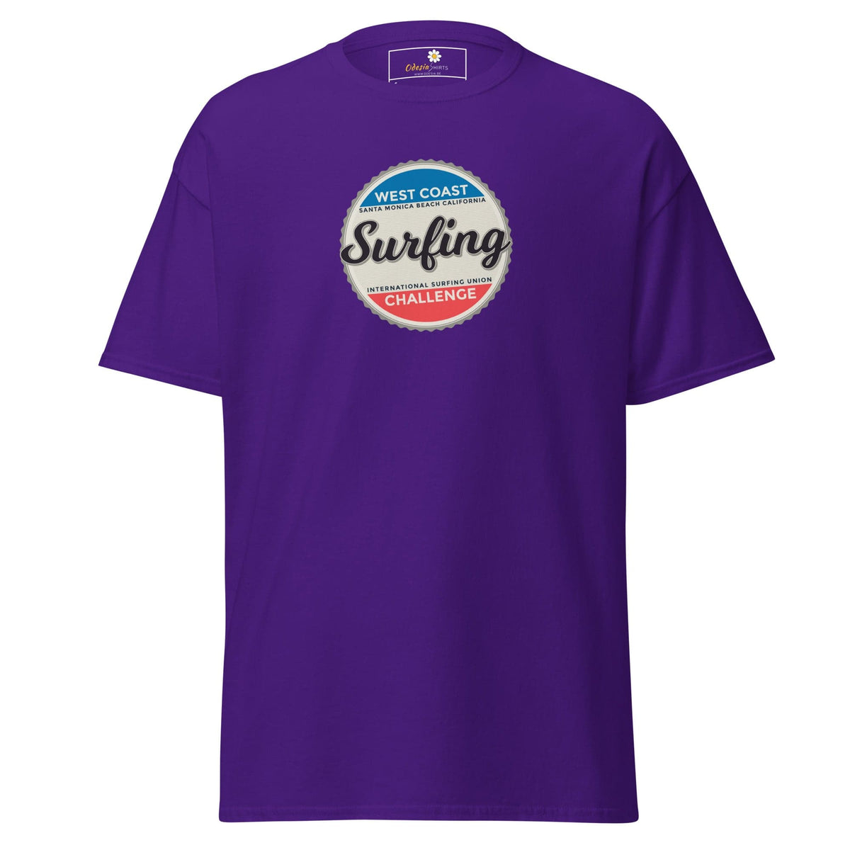 Unisex classic tee - SPORT SURFING COAST - REGULAR - Purple / S