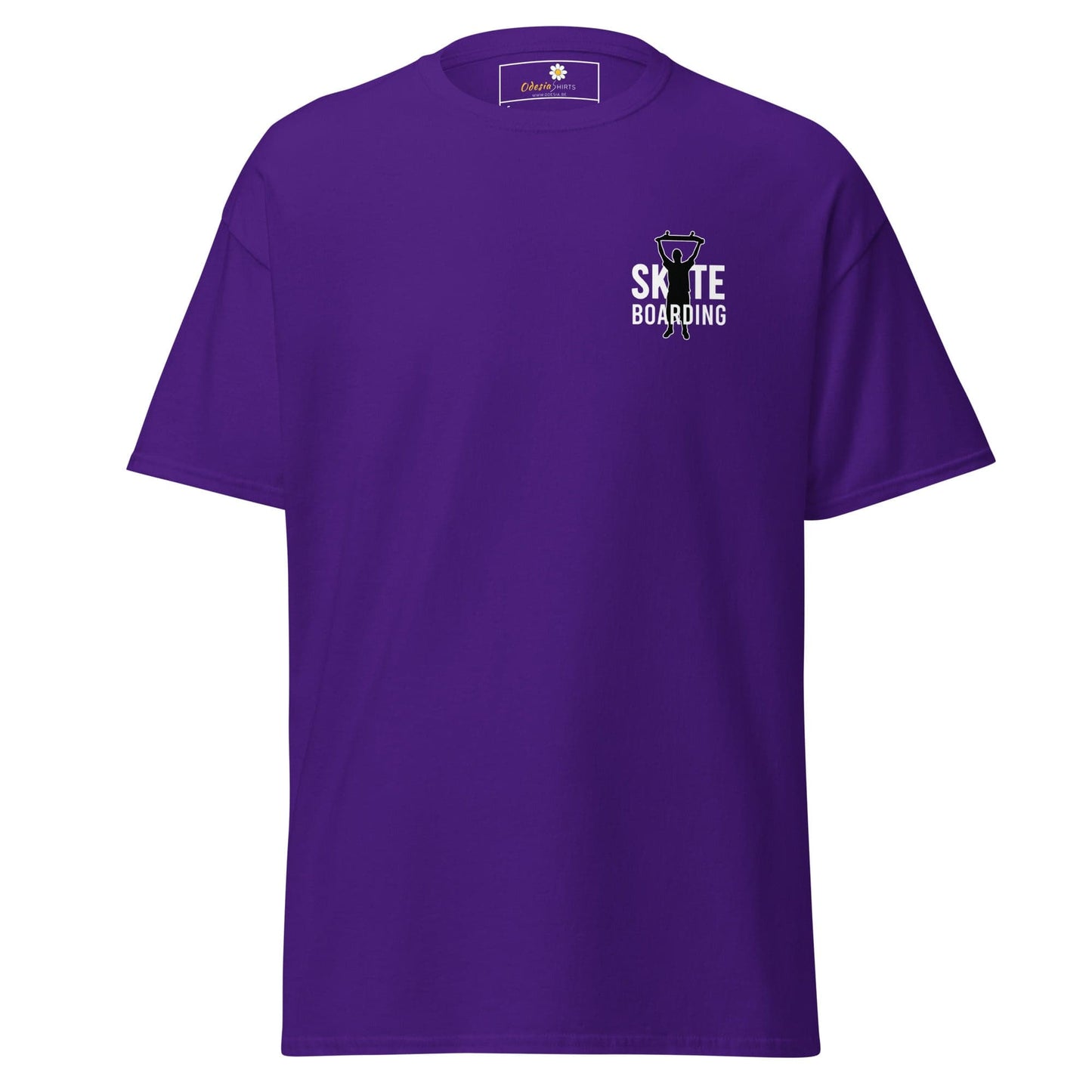 Unisex classic t-shirt - SPORT SKATEBOARDING - REGULAR - Purple / S