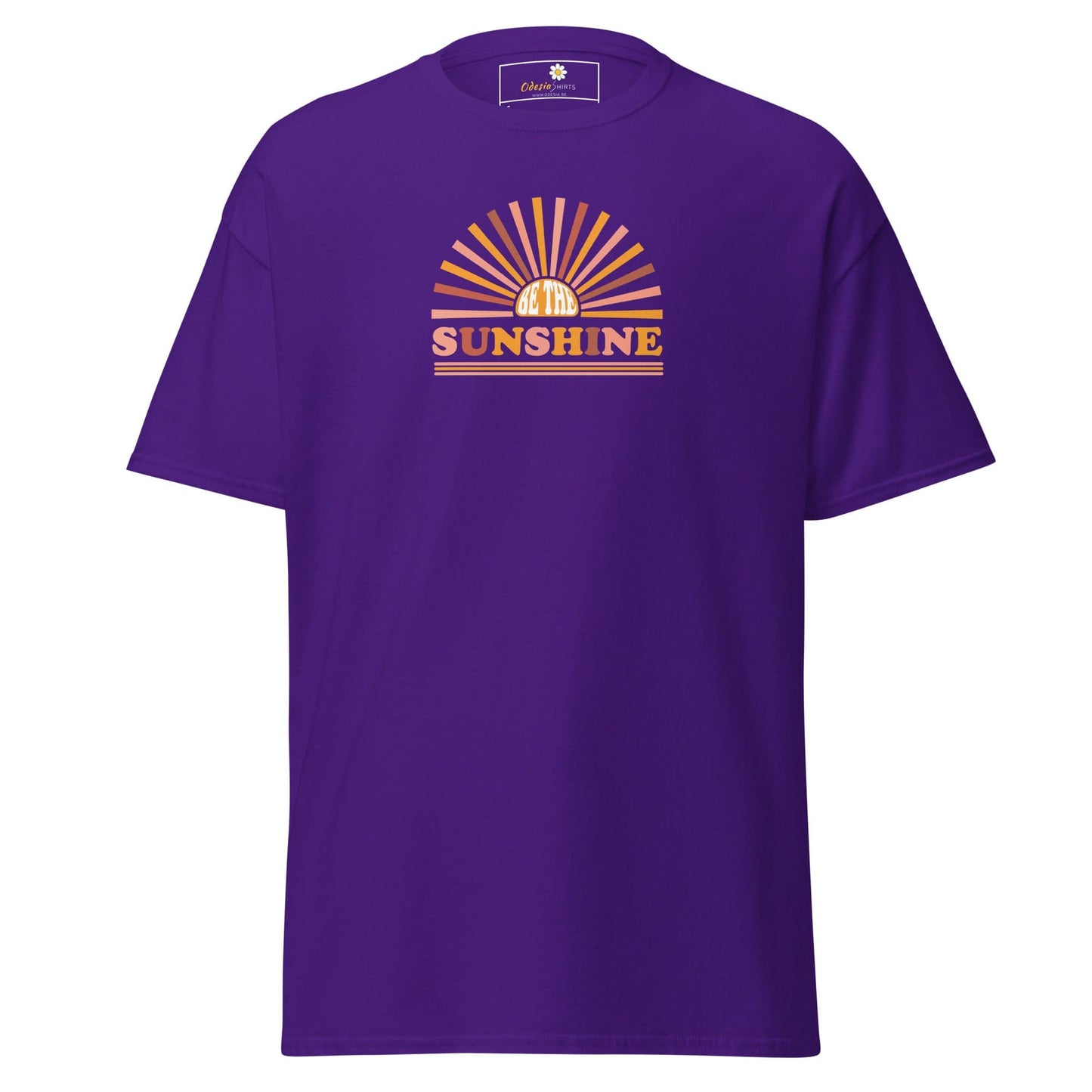 Unisex classic tee - SUMMER SUNSHINE - REGULAR - Purple / S