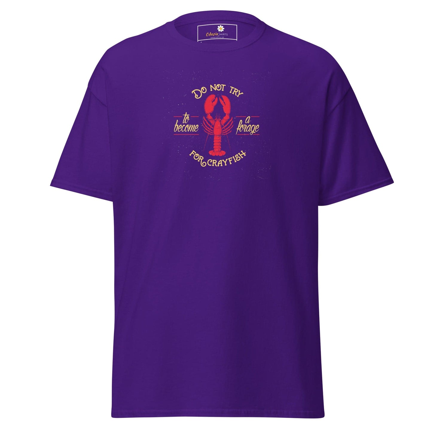 Unisex classic tee - WILD LIFE CRAYFISH - REGULAR - Purple / S
