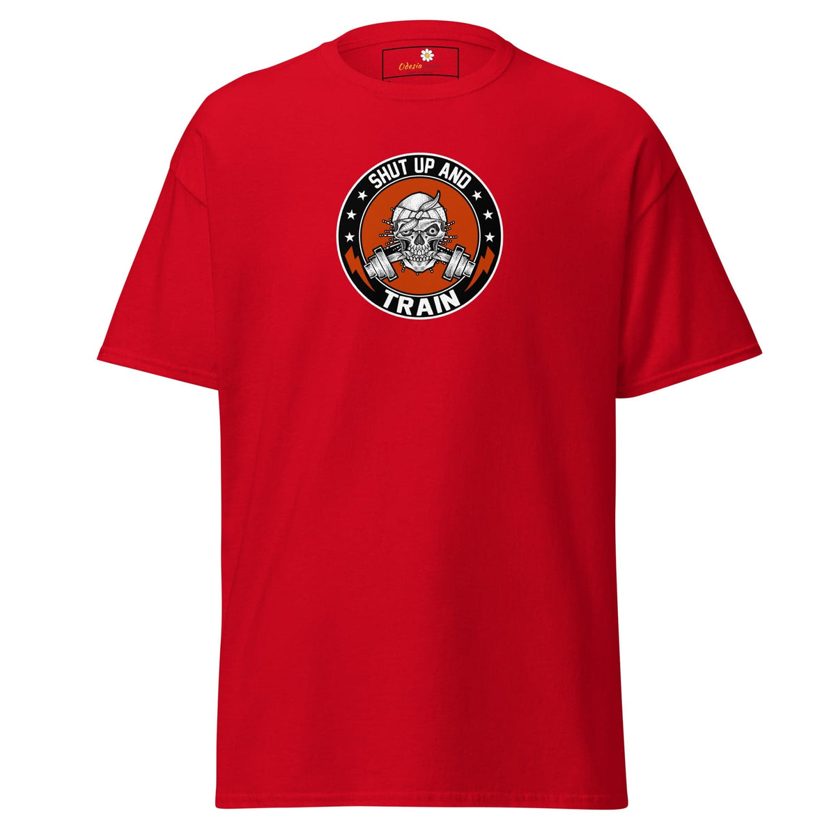 Unisex classic tee - SPORT SHUT UP AND TRAIN - REGULAR - Red / S