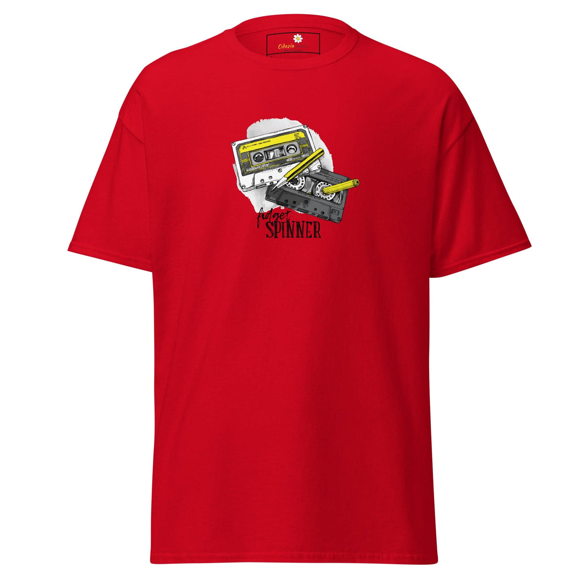 Unisex classic t-shirt - MUSIC TAPE SPINNER - REGULAR - Red / S