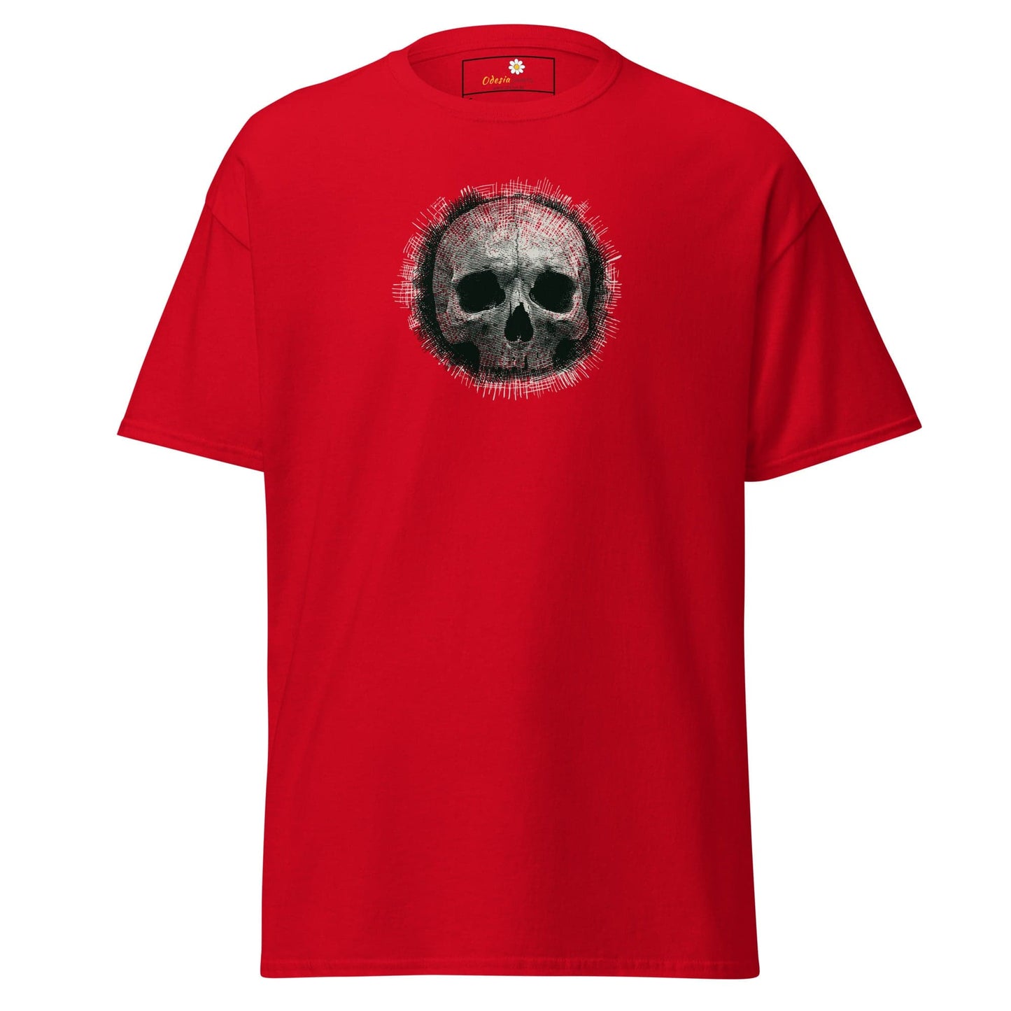 Unisex classic tee - SKULL - REGULAR - Red / S
