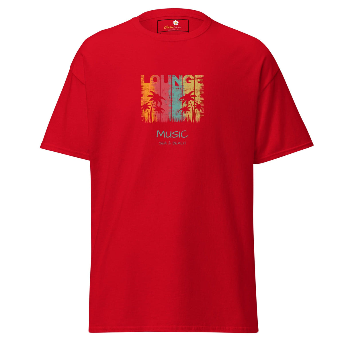 Unisex classic tee - MUSIC LOUNGE - REGULAR - Red / S