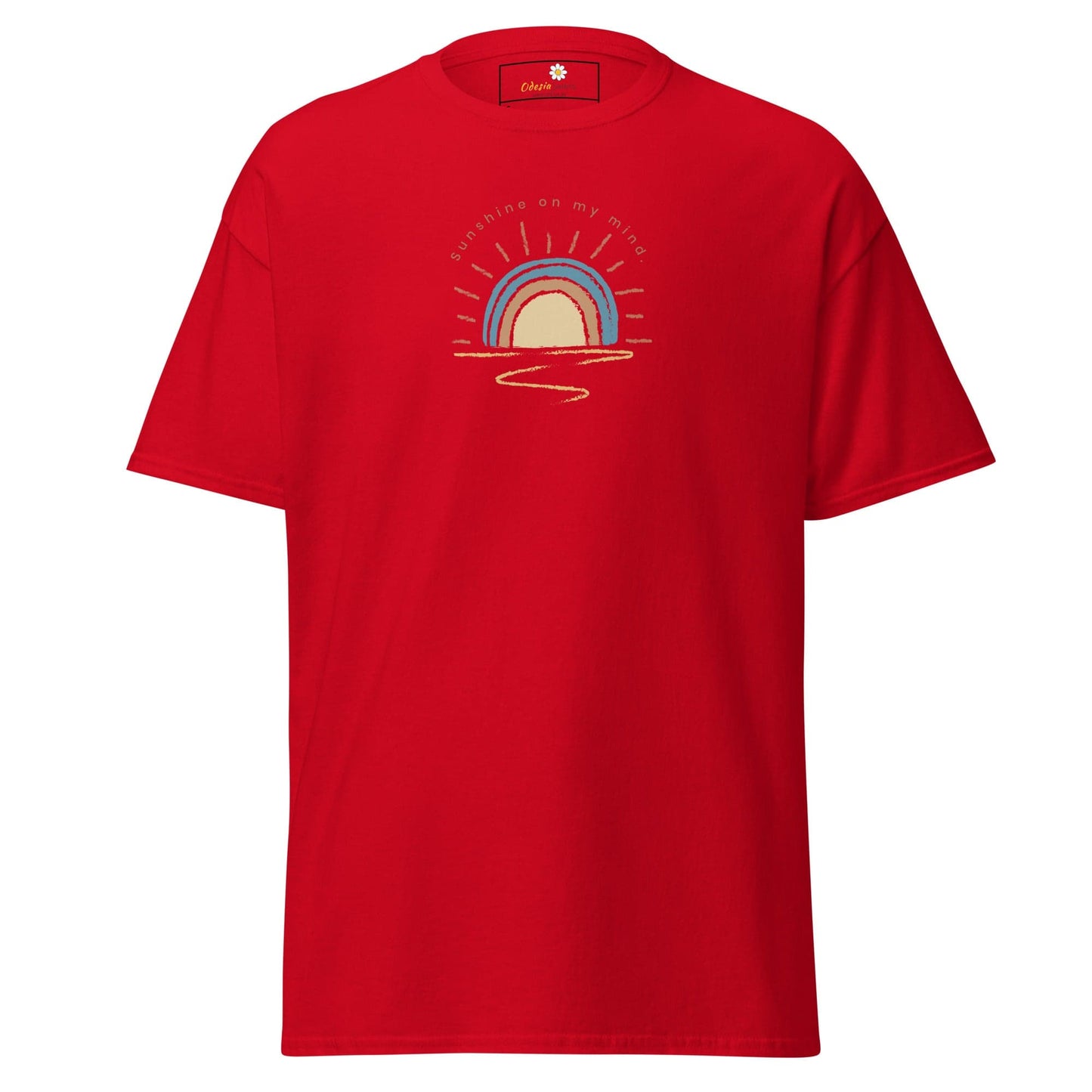 Unisex classic tee - SUMMER SUNSHINE ON MIND - REGULAR - Red / S