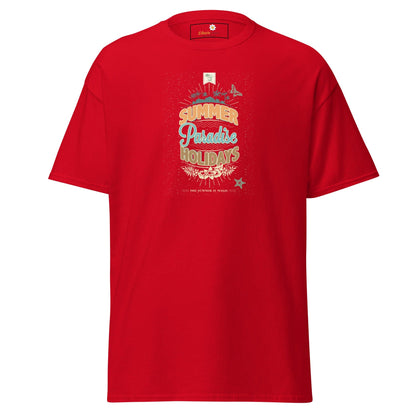 Unisex classic tee - SUMMER PARADISE - REGULAR - Red / S