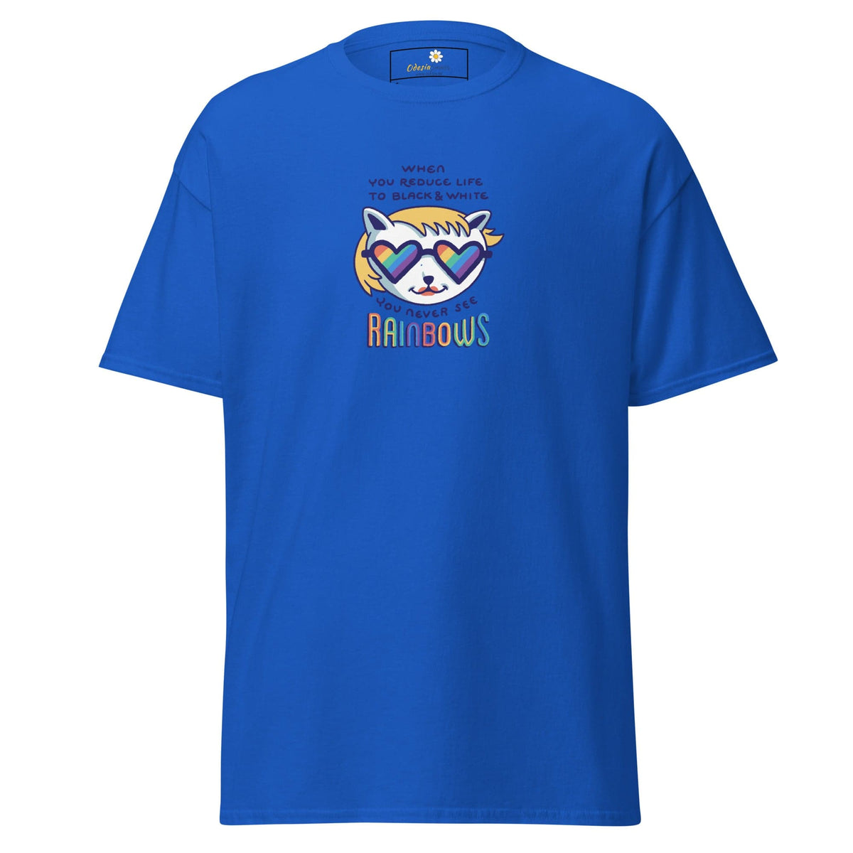 Unisex classic tee - COMMUNITY MISC SEE RAINBOWS - REGULAR - Royal / S