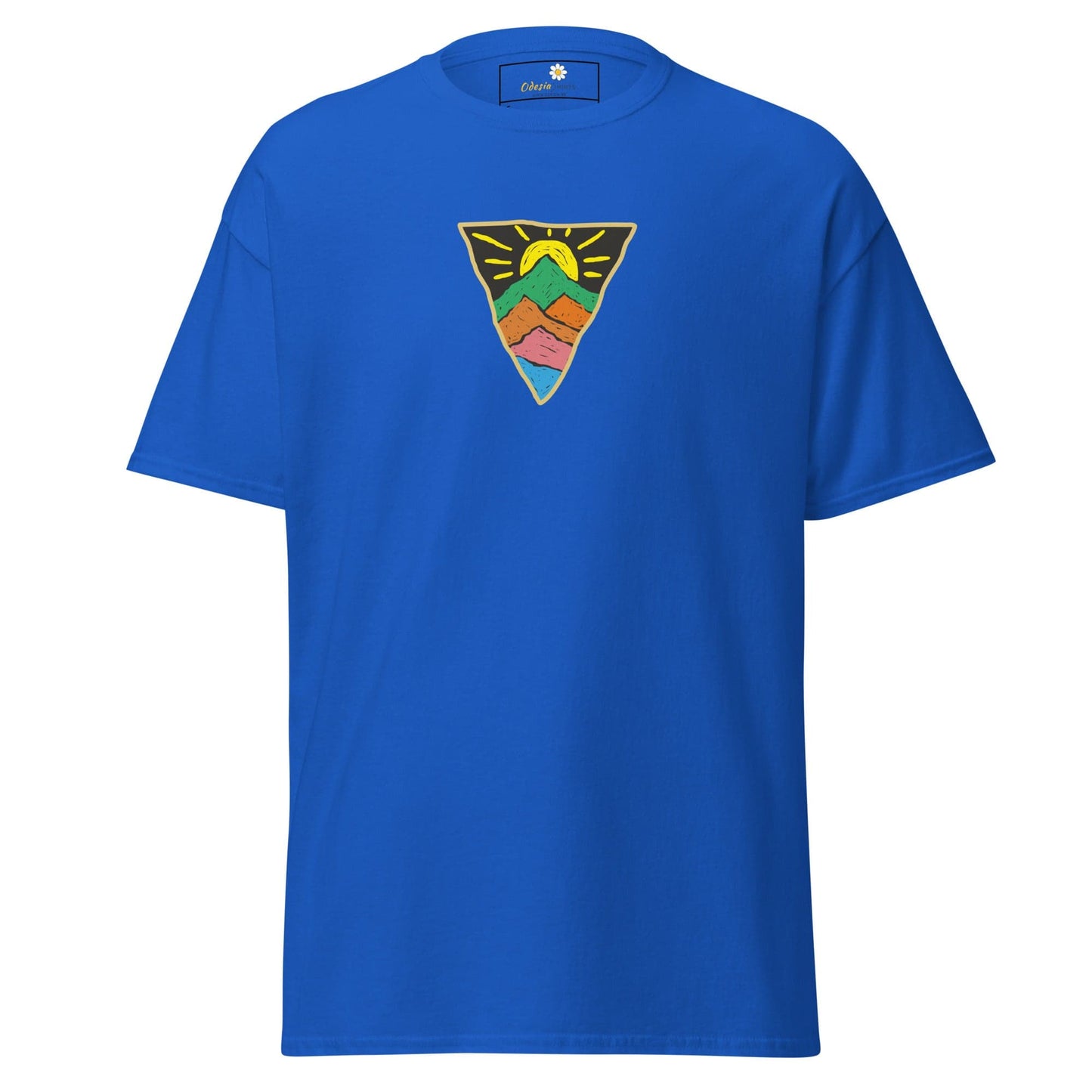 Unisex classic tee - MISC SUN TRIANGLE - REGULAR - Royal / S