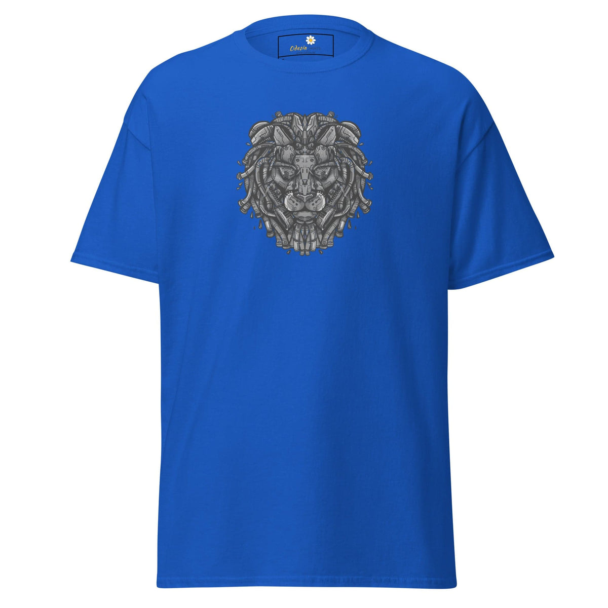 Unisex classic t-shirt - ABSTRACT LION HEAD - REGULAR - Royal / S