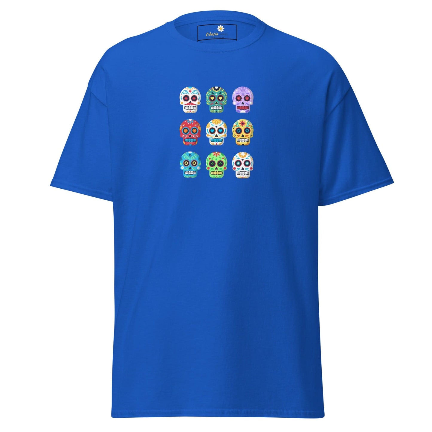 Unisex classic tee - SKULL COLOR SKULLS - REGULAR - Royal / S