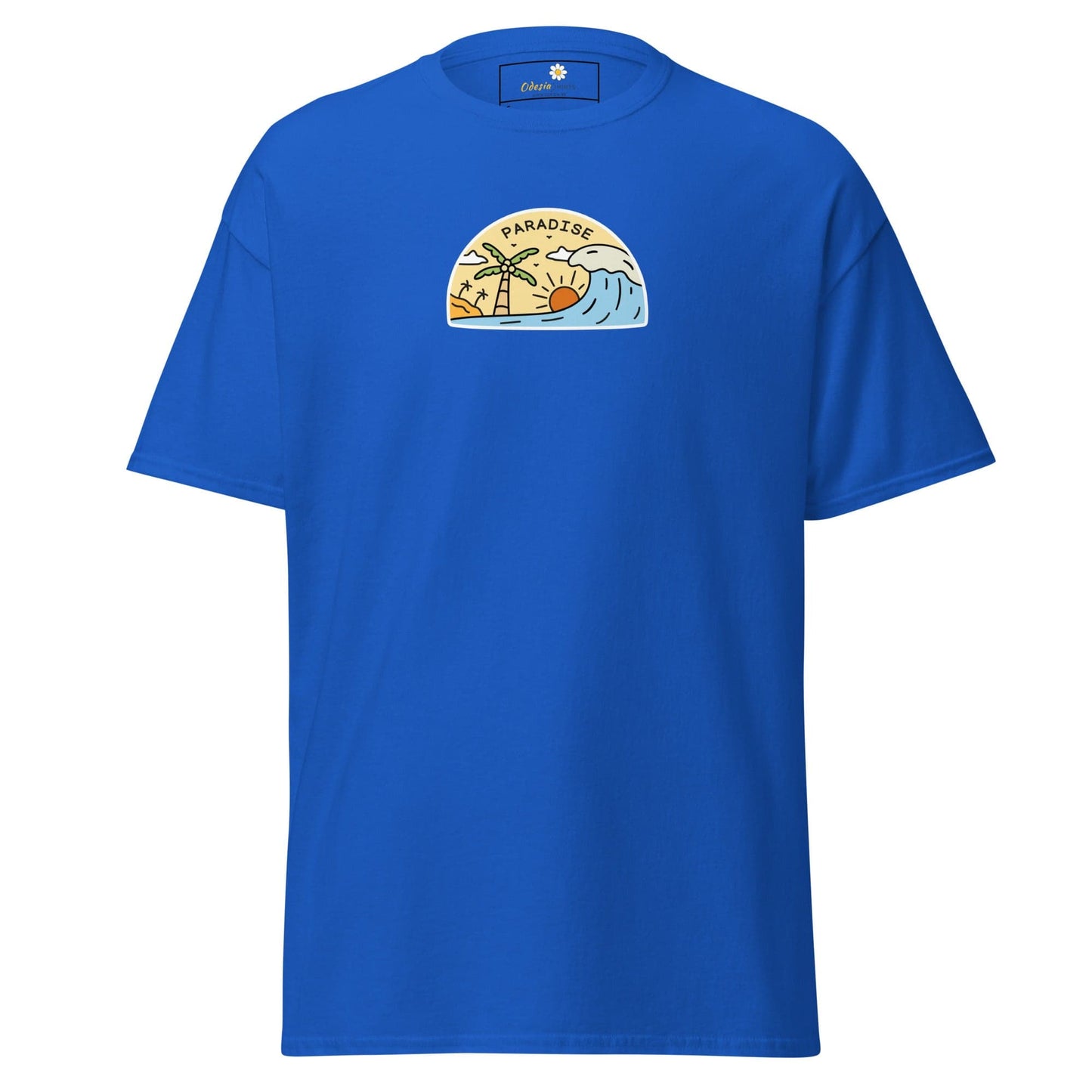 Unisex classic tee - SUMMER ISLAND PARADISE - REGULAR - Royal / S