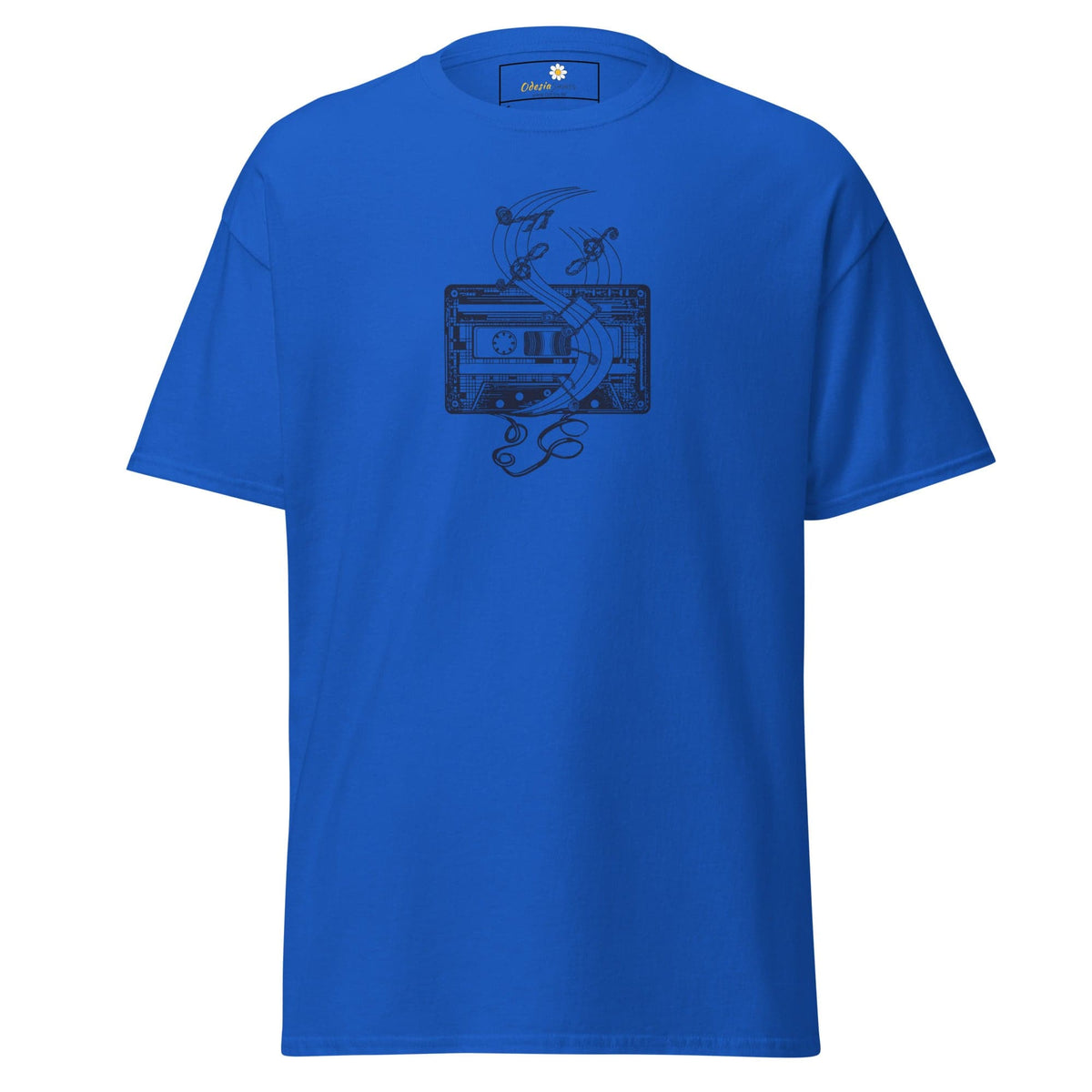 Unisex classic t-shirt - MUSIC TAPE - REGULAR - Royal / S