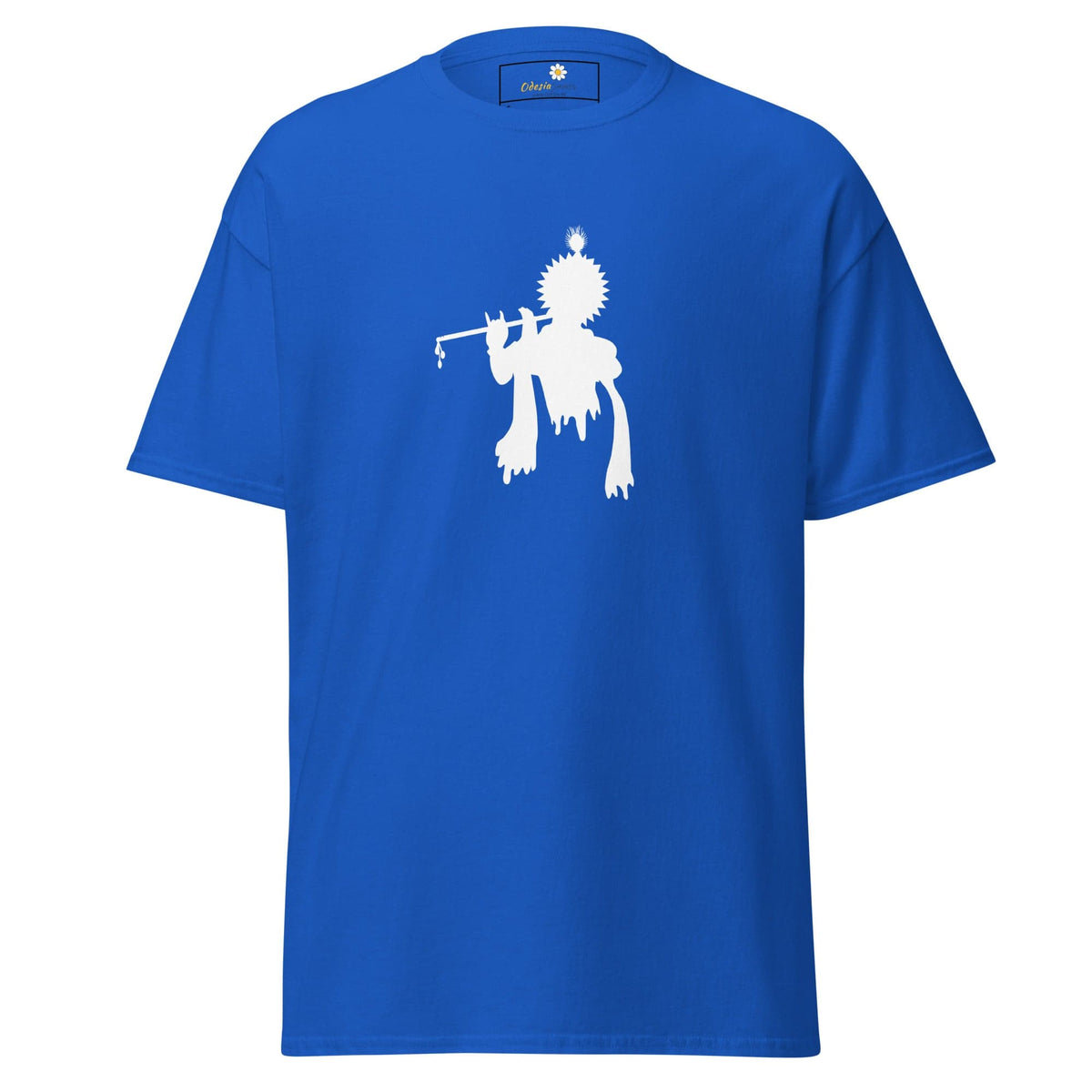 Unisex classic tee - SPIRITUAL KRISHNA’S FLUTE HEAD - REGULAR - Royal / S