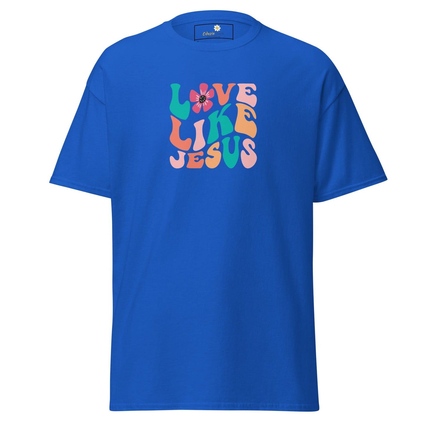 Unisex classic tee - SPIRITUAL LOVE LIKE JESUS - REGULAR - Royal / S