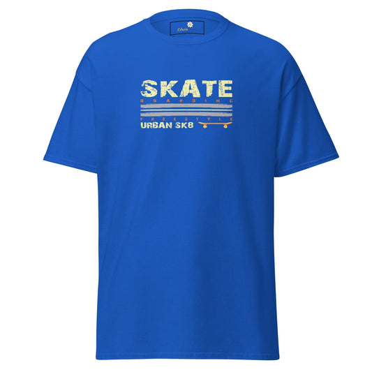 Unisex classic t-shirt - SPORT SKATEBOARDING - REGULAR - Royal / S
