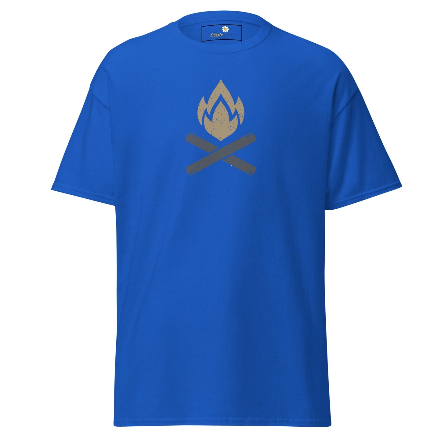 Unisex classic tee - ADVENTURE CAMP FIRE - REGULAR - Royal / S