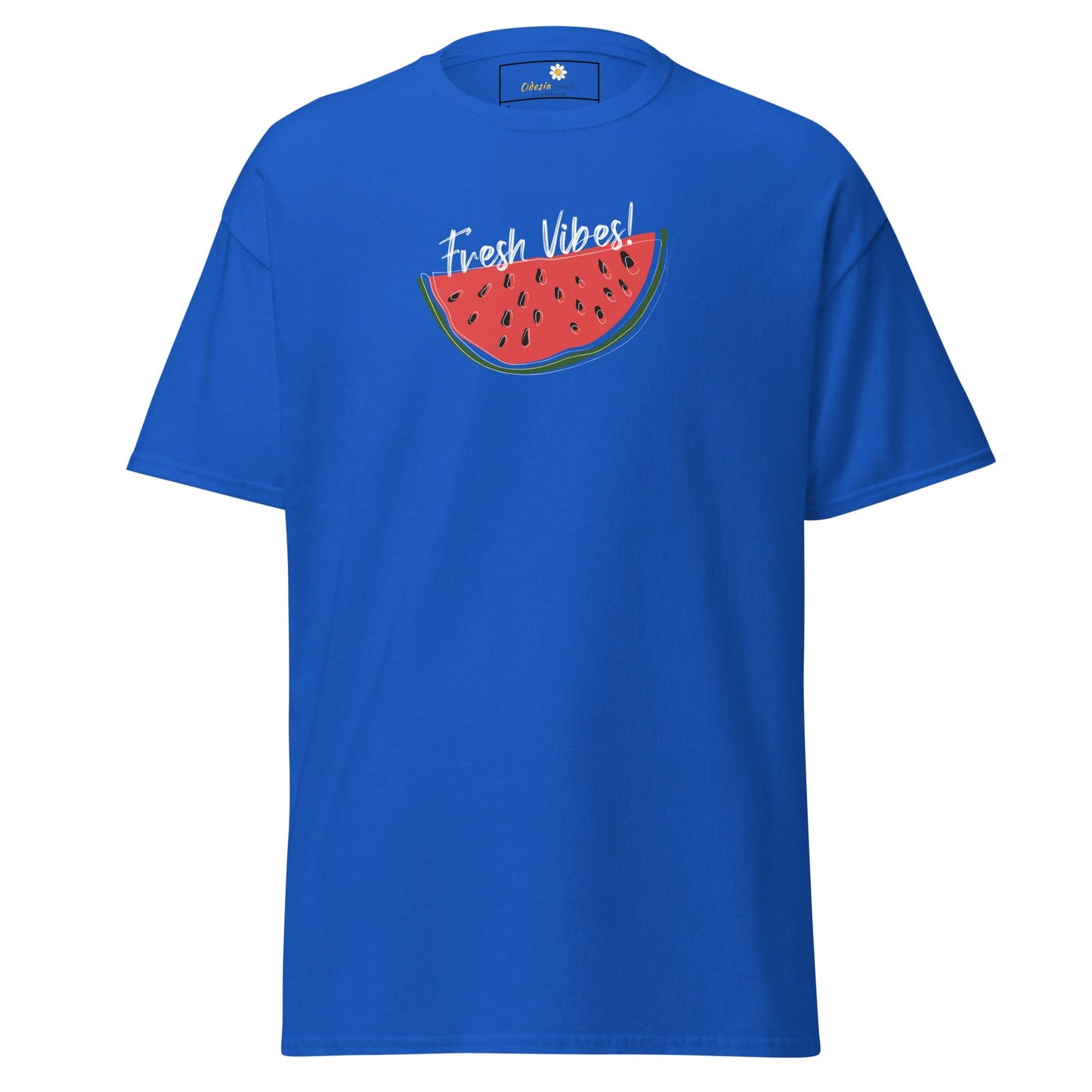 Unisex classic tee - SUMMER FRESH VIBES - REGULAR - Royal / S