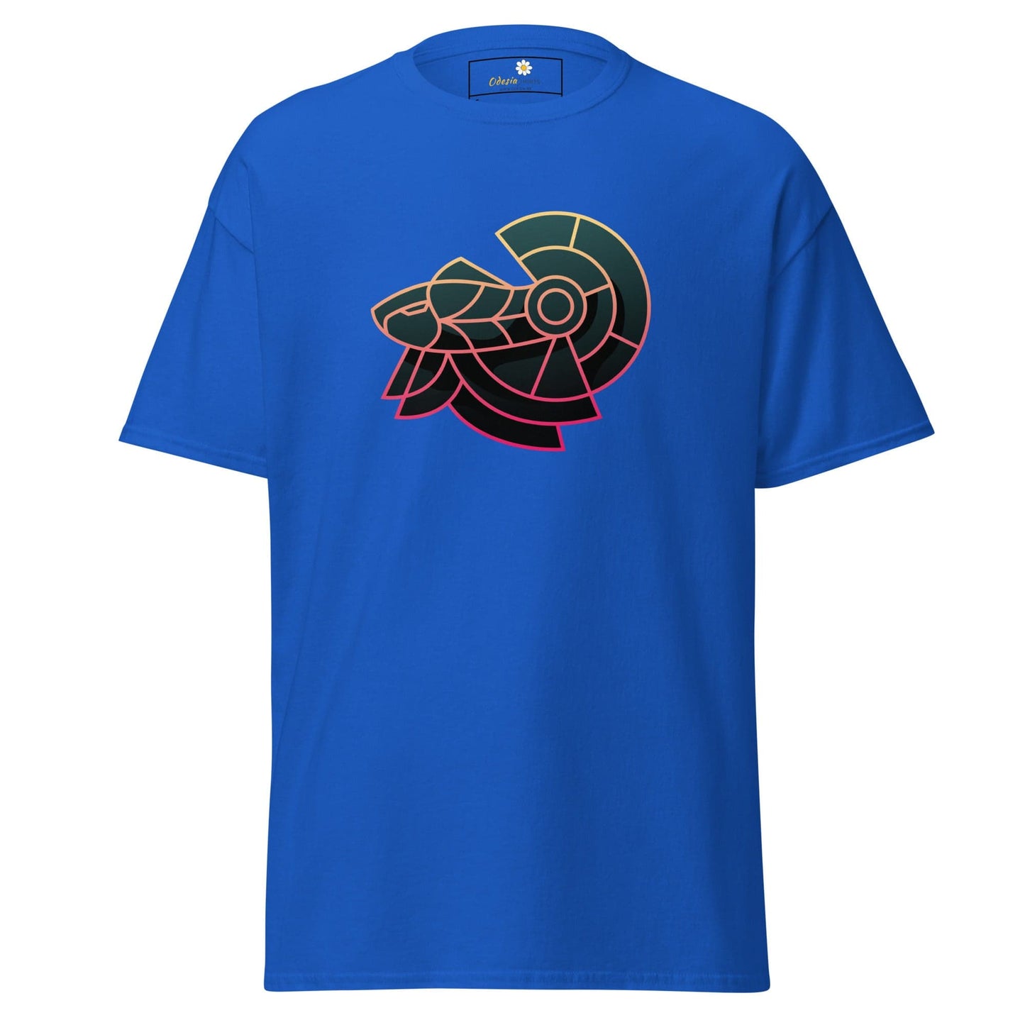 Unisex classic tee - ABSTRACT HERMIT - REGULAR - Royal / S