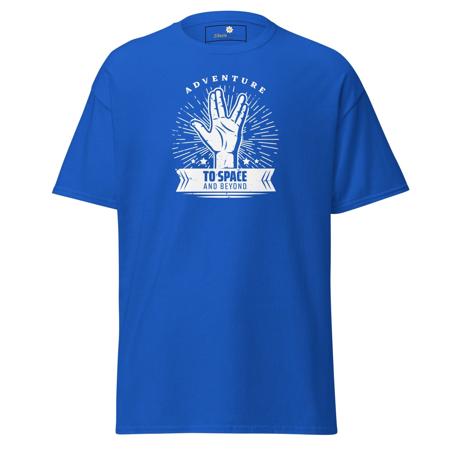 Unisex classic t-shirt - SPACE STAR TREK - REGULAR - Royal / S